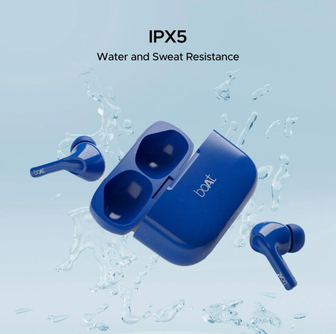 boAt Airdopes 161 SS Edition | TWS Earbuds with Massive Playback of upto 40 Hours, IPX5 Water & Sweat Resistance, IWP Technology, Type C Interface - Image 32