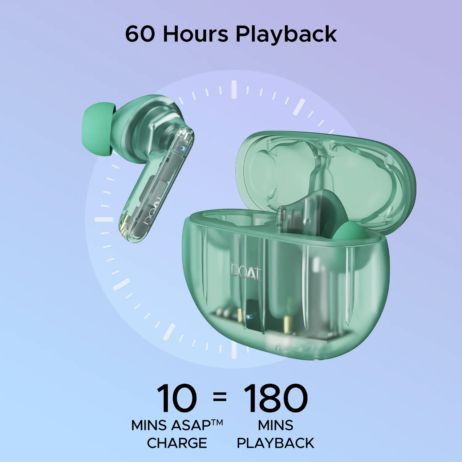 boAt Airdopes 191 ANC | Wireless Earbuds with ANC up to 32dB,Quad Mics ENx™ Tech, Bluetooth v5.3 - Image 14