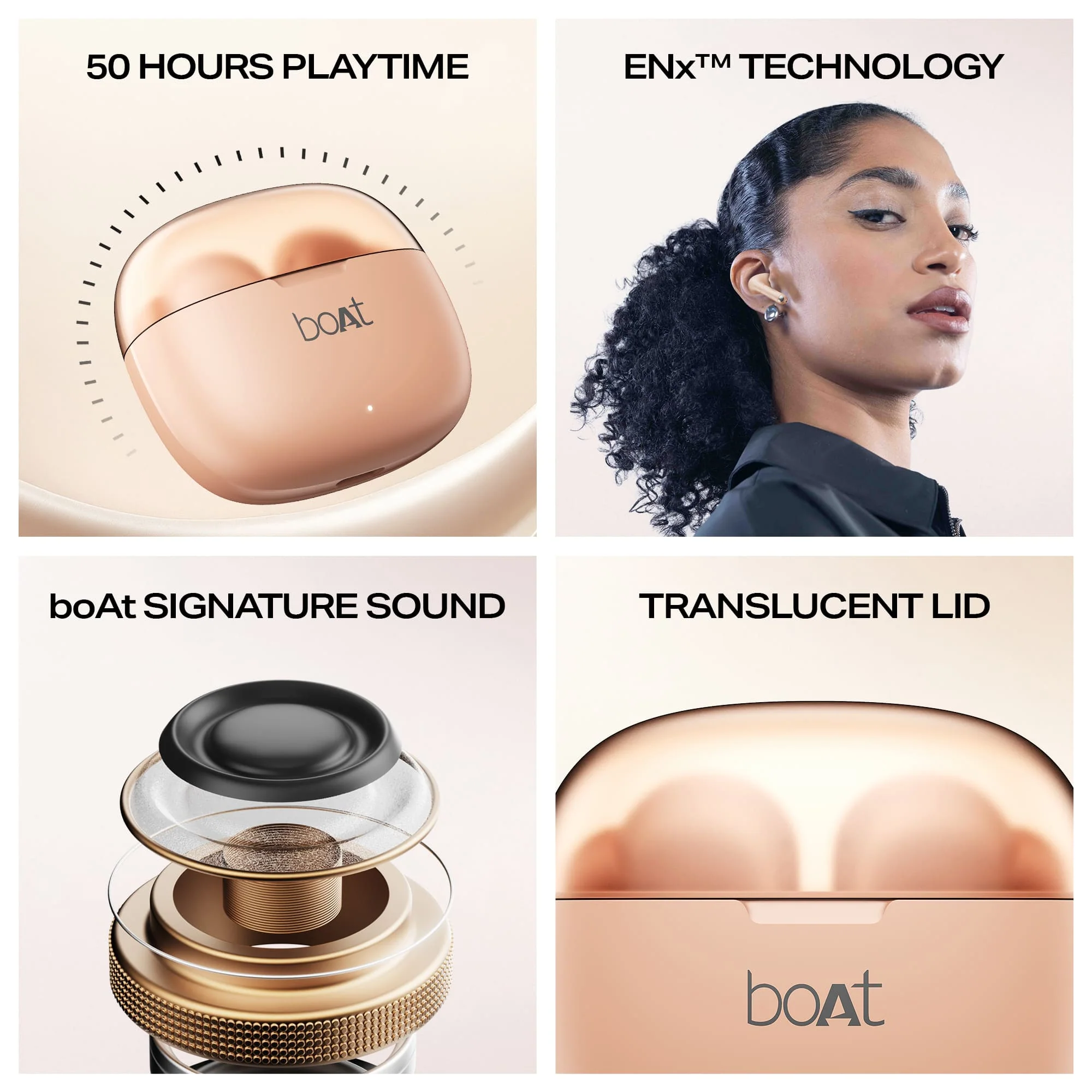 boAt Airdopes 212 | Wireless Earbuds with 50 Hours Playback, BEAST™ Mode & ENx™ Calling - Image 13