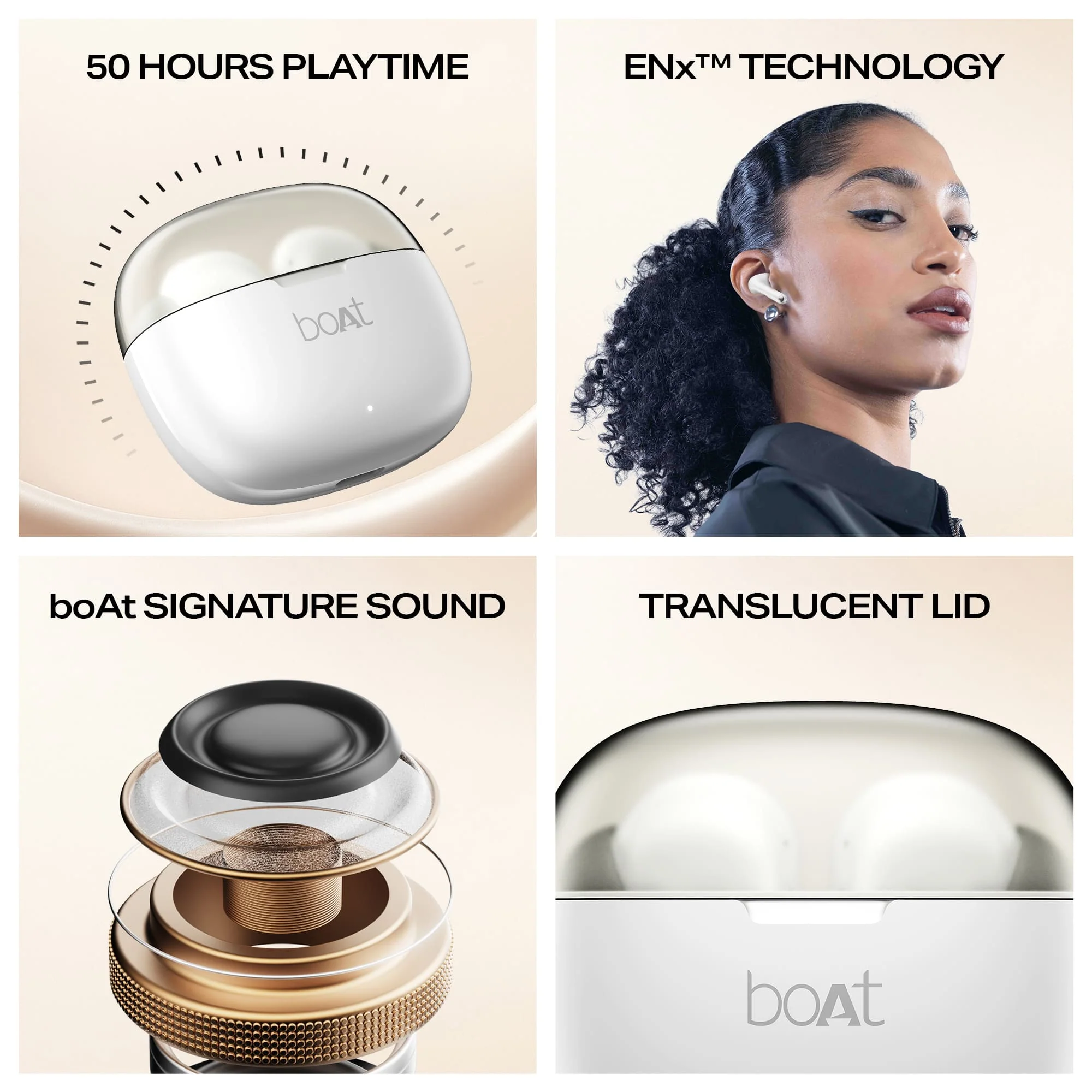 boAt Airdopes 212 | Wireless Earbuds with 50 Hours Playback, BEAST™ Mode & ENx™ Calling - Image 20