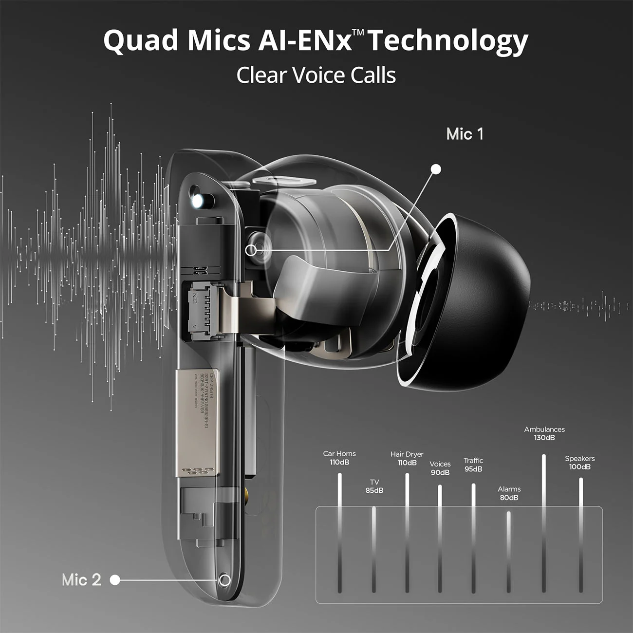 boAt Airdopes 800 | Wireless Earbuds with 40 Hours Playback,Dolby Audio,  BEAST™ Mode, ASAP™ Charge, ENx™ Technology - Image 10