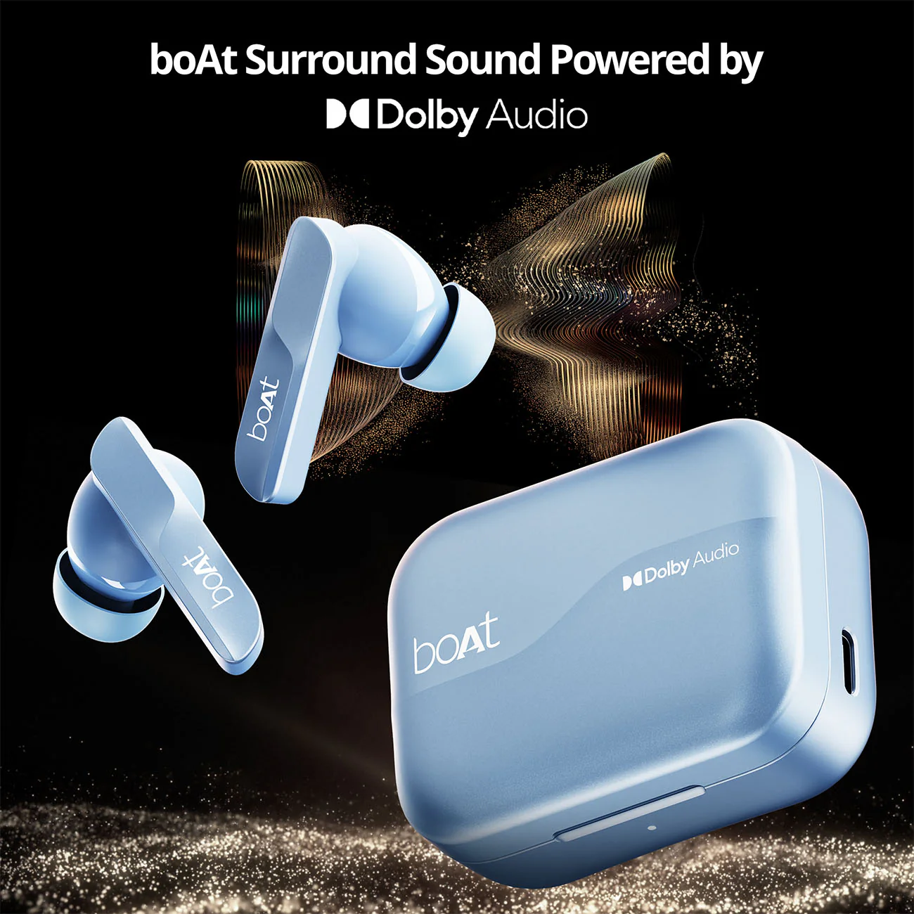 boAt Airdopes 800 | Wireless Earbuds with 40 Hours Playback,Dolby Audio,  BEAST™ Mode, ASAP™ Charge, ENx™ Technology - Image 13