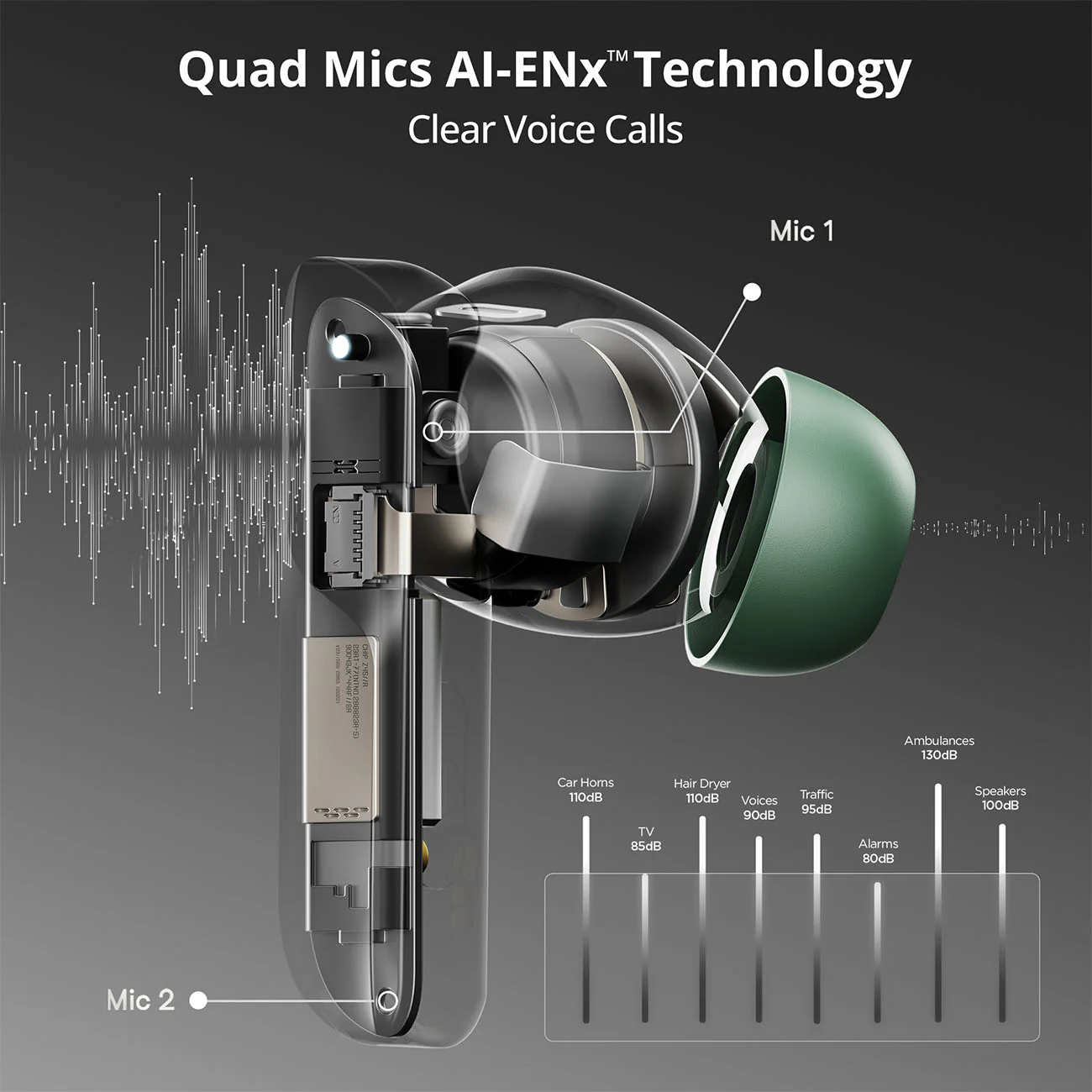boAt Airdopes 800 | Wireless Earbuds with 40 Hours Playback,Dolby Audio,  BEAST™ Mode, ASAP™ Charge, ENx™ Technology - Image 34