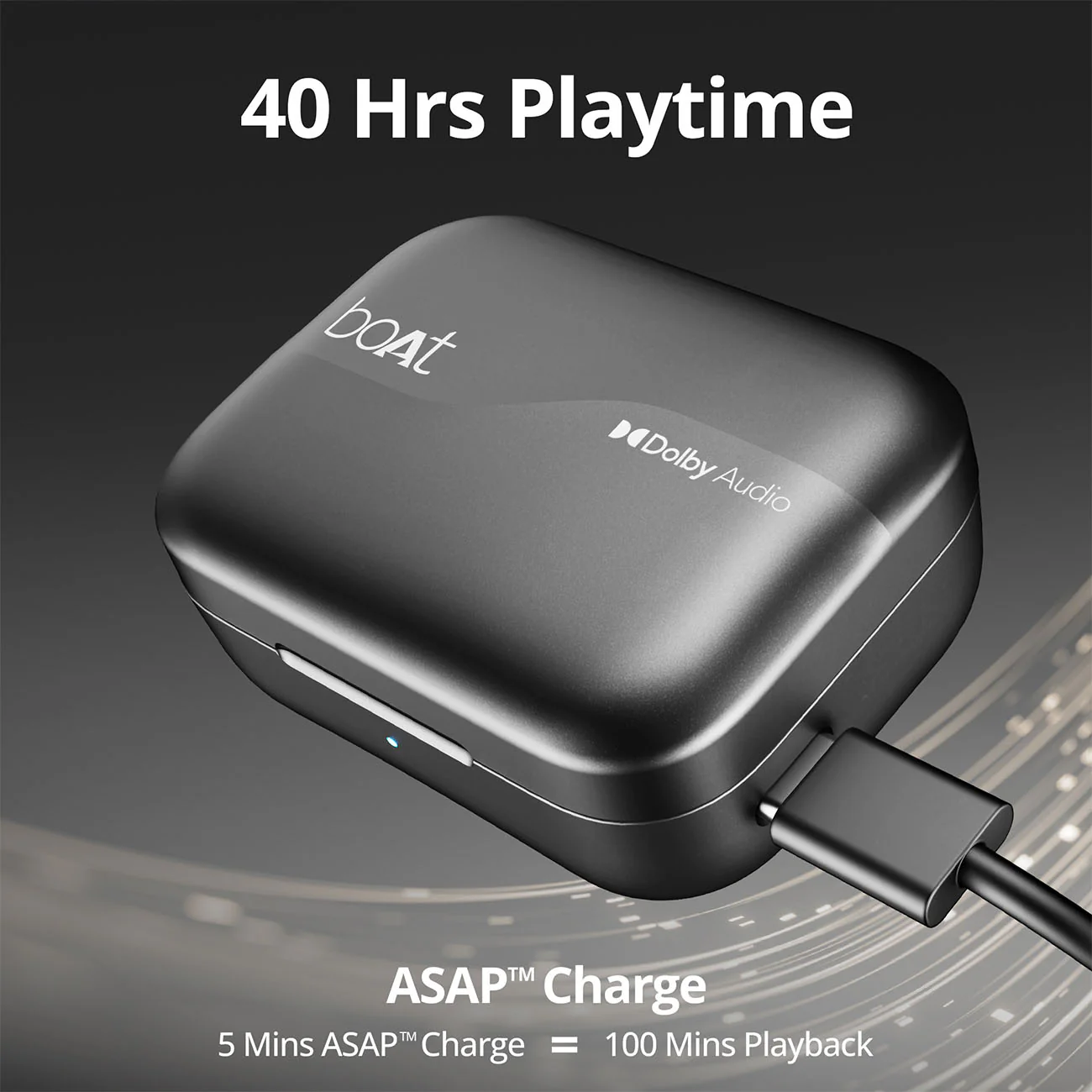 boAt Airdopes 800 | Wireless Earbuds with 40 Hours Playback,Dolby Audio,  BEAST™ Mode, ASAP™ Charge, ENx™ Technology - Image 7