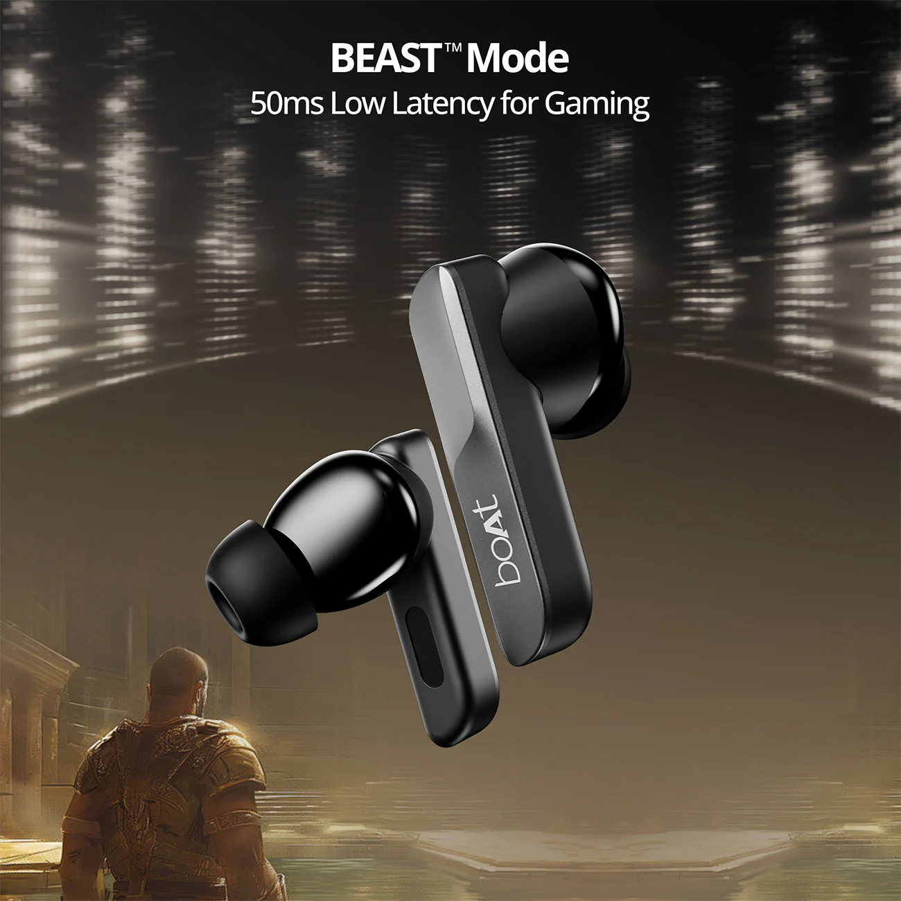 boAt Airdopes 800 | Wireless Earbuds with 40 Hours Playback,Dolby Audio,  BEAST™ Mode, ASAP™ Charge, ENx™ Technology - Image 8