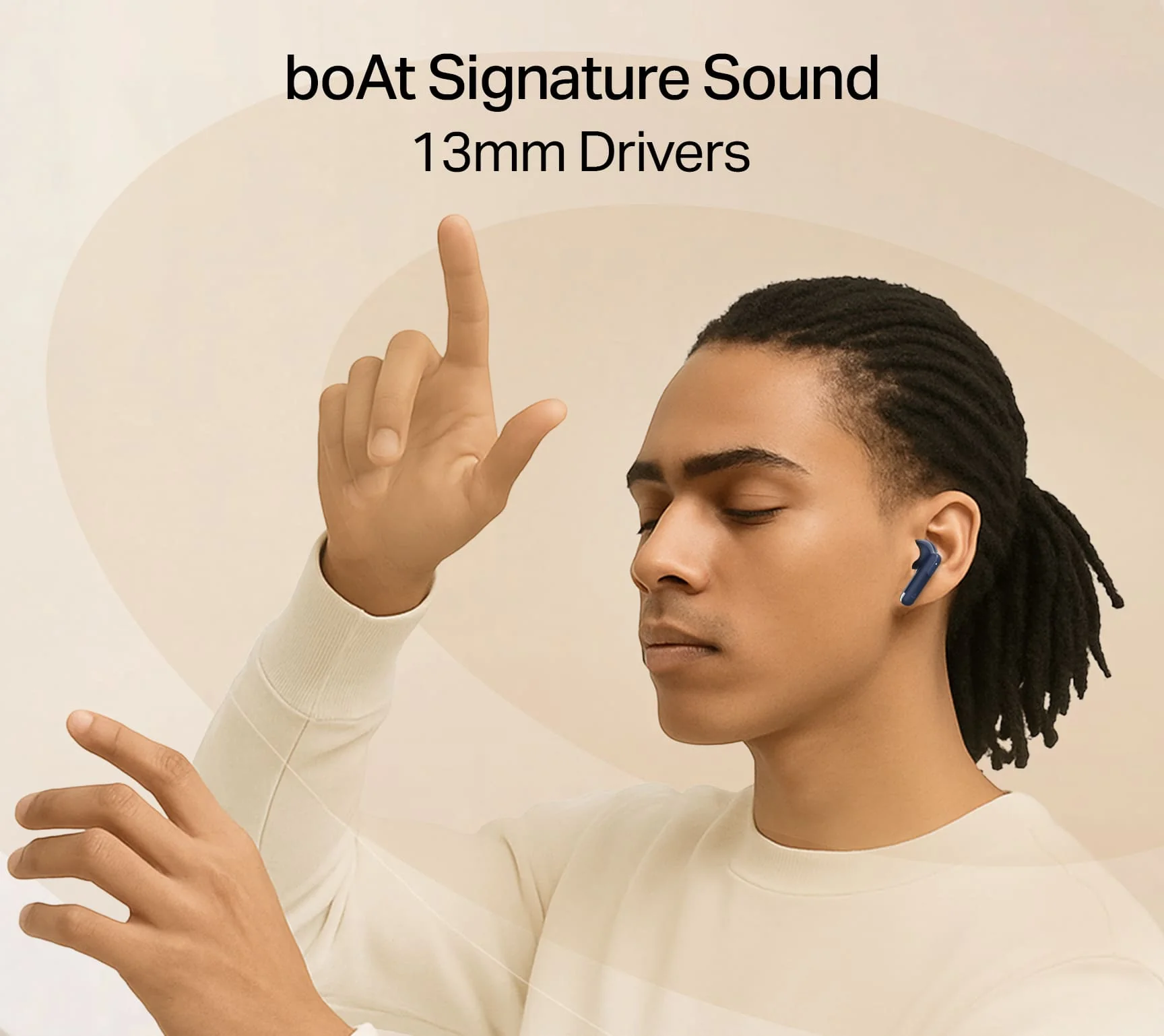 boAt Airdopes Alpha Gen 2 | Wireless Earbuds with 45 Hours Playback, BEAST™ Mode & ENx™ Calling - Image 2