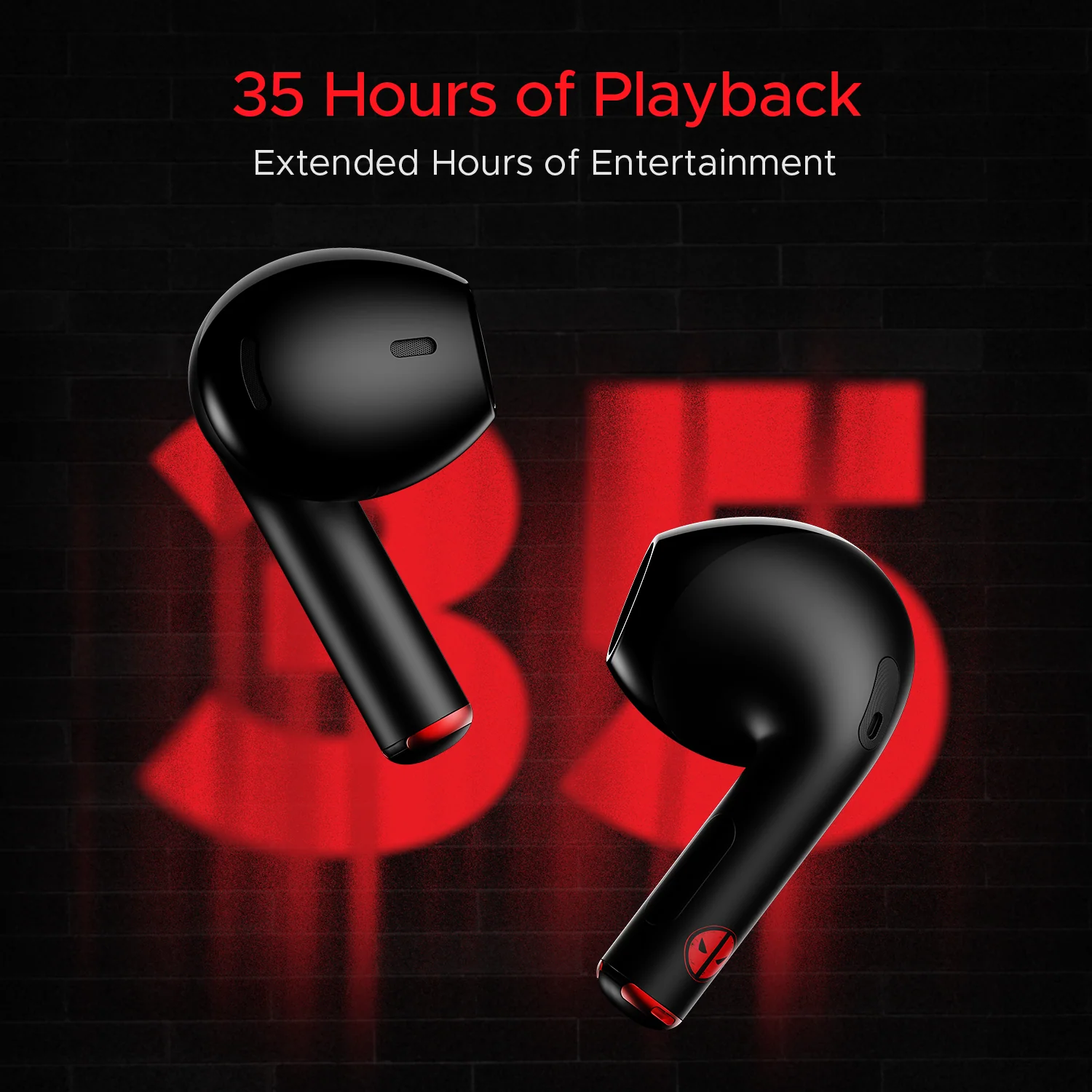 boAt Airdopes Alpha | True Wireless Earbuds with 35 Hours Playback, 13mm Drivers, ENx™ Tech, ASAP™ Charge, IWP™ Technology - Image 24