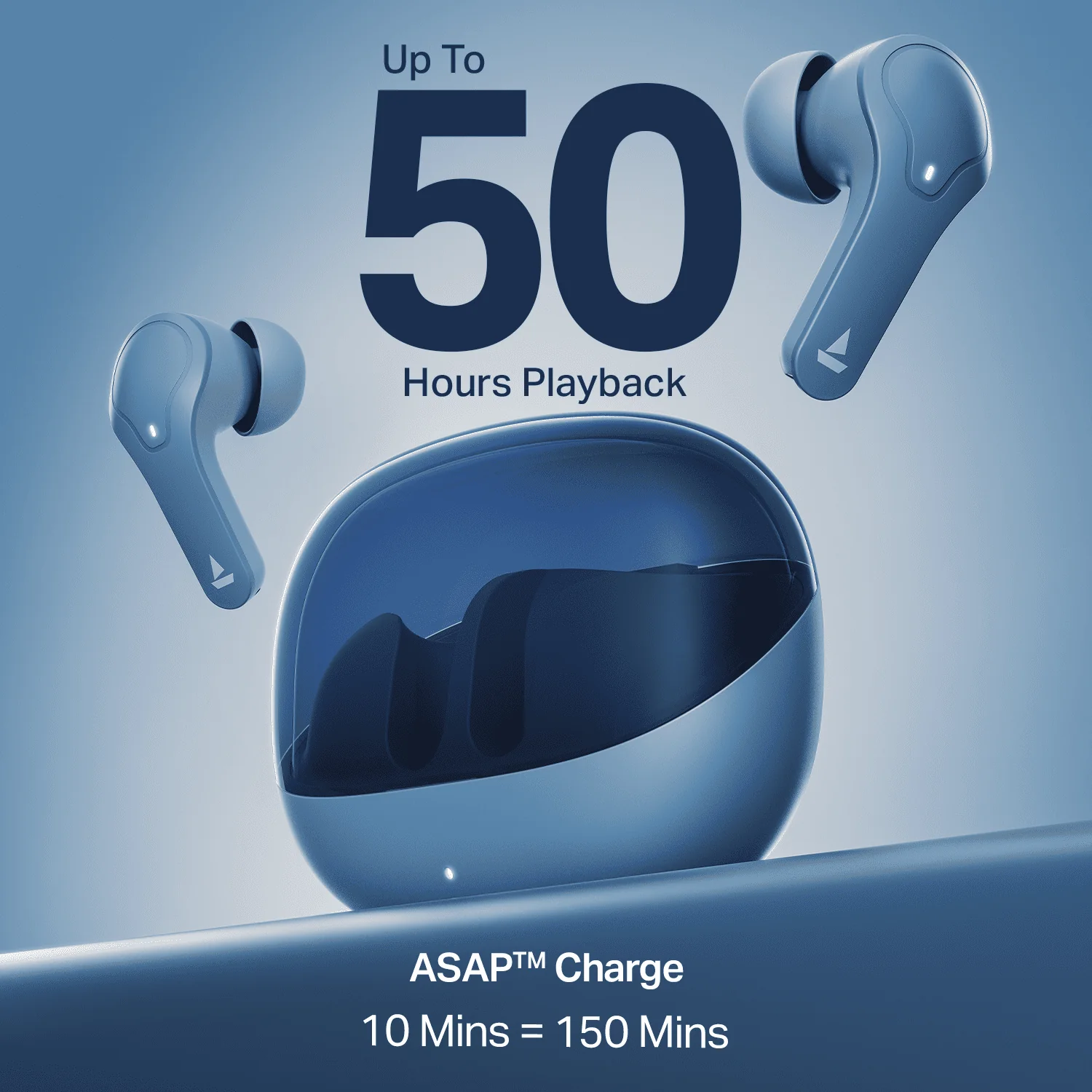 boAt Airdopes Plus 311 | Wireless Earbuds with 50 Hours Playback, Dual Mics with ENx™ Technology, BEAST™ Mode, ASAP™ Charge - Image 14