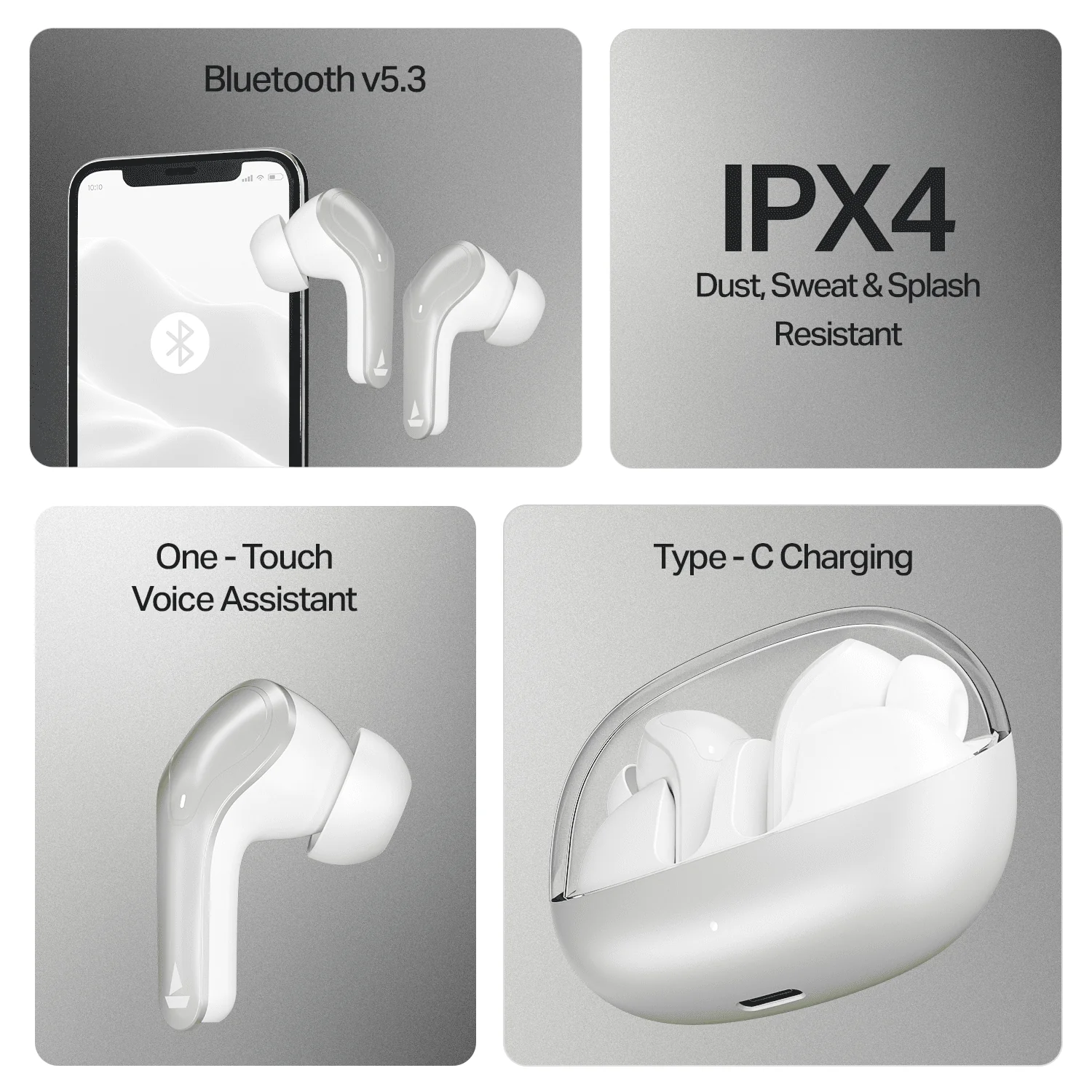 boAt Airdopes Plus 311 | Wireless Earbuds with 50 Hours Playback, Dual Mics with ENx™ Technology, BEAST™ Mode, ASAP™ Charge - Image 27