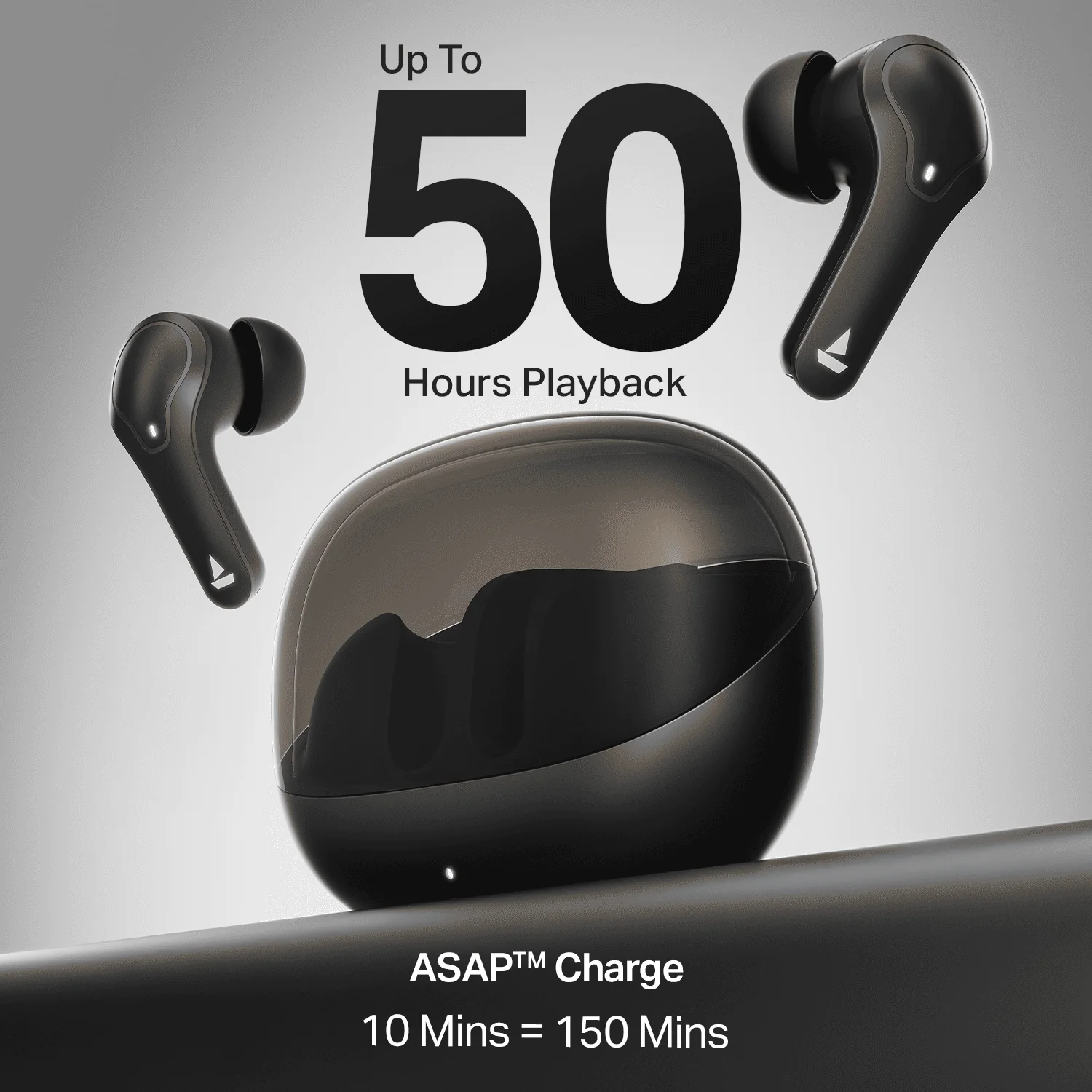boAt Airdopes Plus 311 | Wireless Earbuds with 50 Hours Playback, Dual Mics with ENx™ Technology, BEAST™ Mode, ASAP™ Charge - Image 7