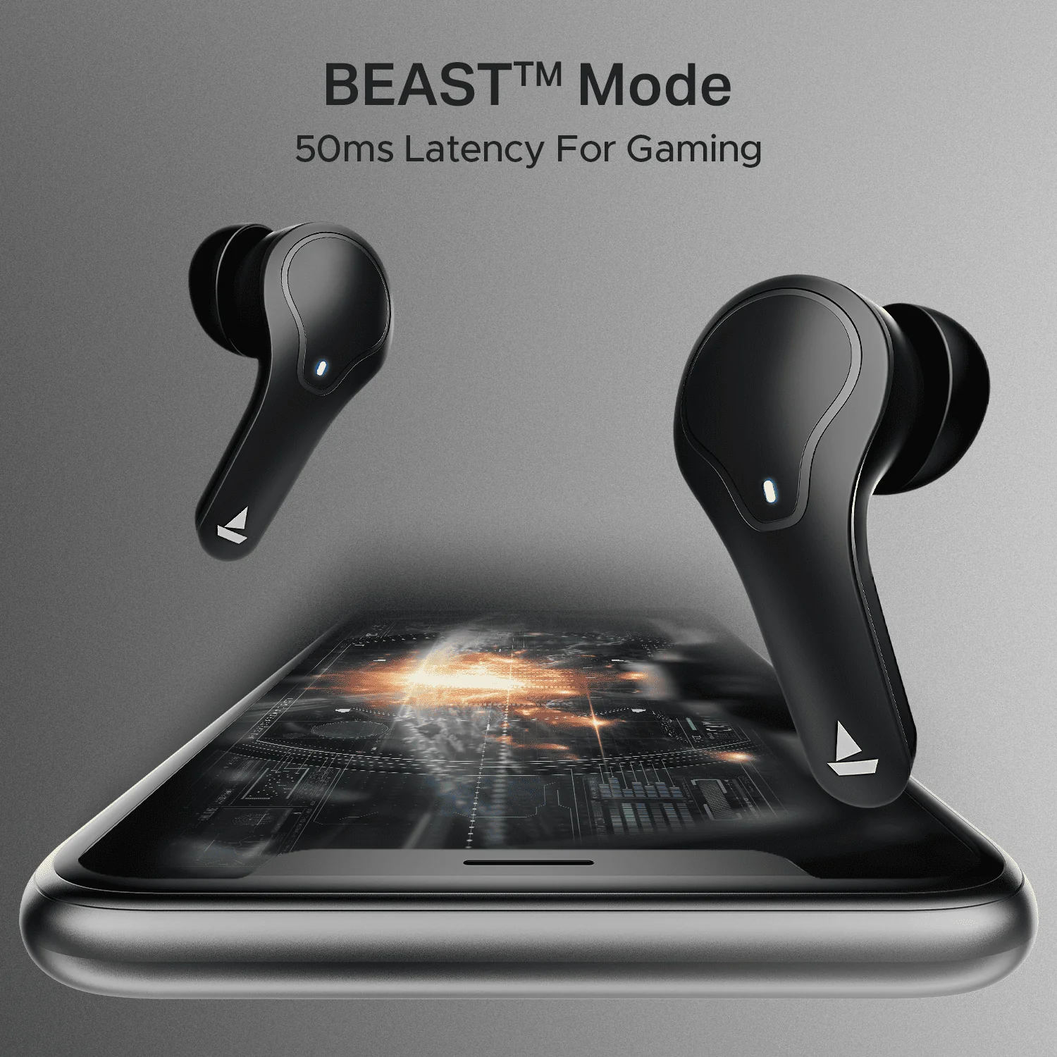 boAt Airdopes Plus 311 | Wireless Earbuds with 50 Hours Playback, Dual Mics with ENx™ Technology, BEAST™ Mode, ASAP™ Charge - Image 8