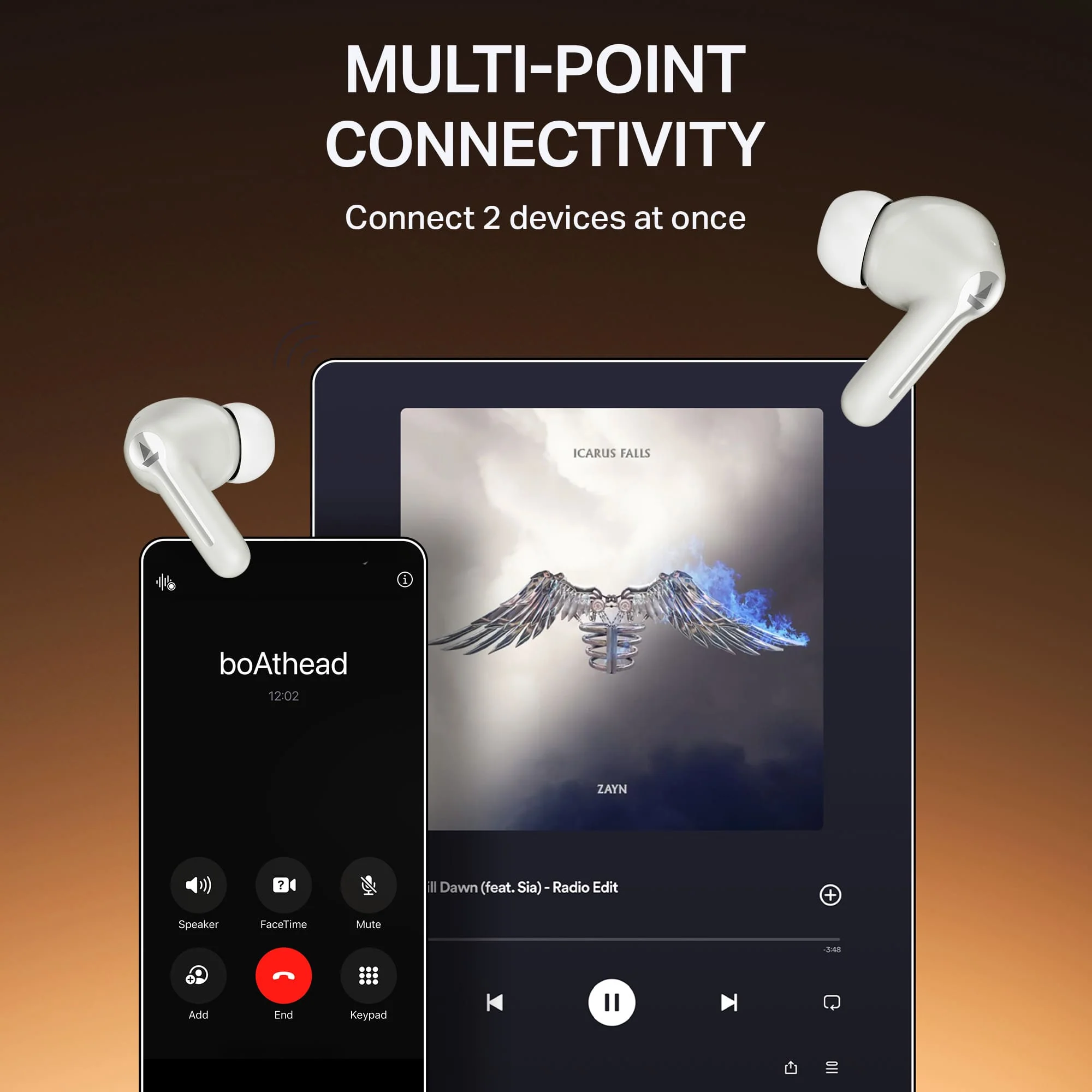 boAt Airdopes Prime 413 | Wireless Earbuds with 50 Hours Playback, BEAST™ Mode & Voice Assistant Support - Image 6