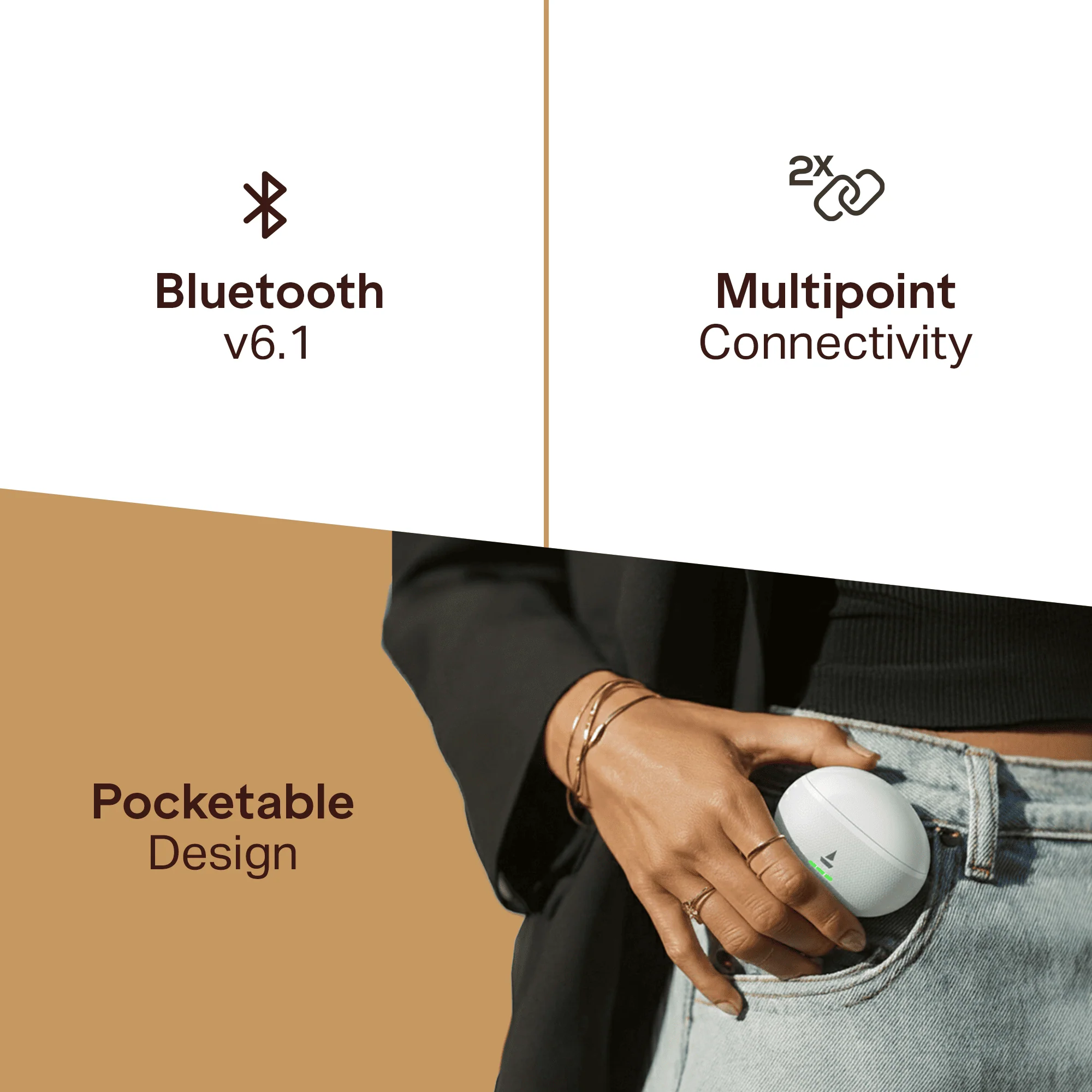 boAt Airdopes Prime 512 | Wireless Earbuds with 50 Hours Playback & 4 Mics with AI-ENx™ Tech - Image 14