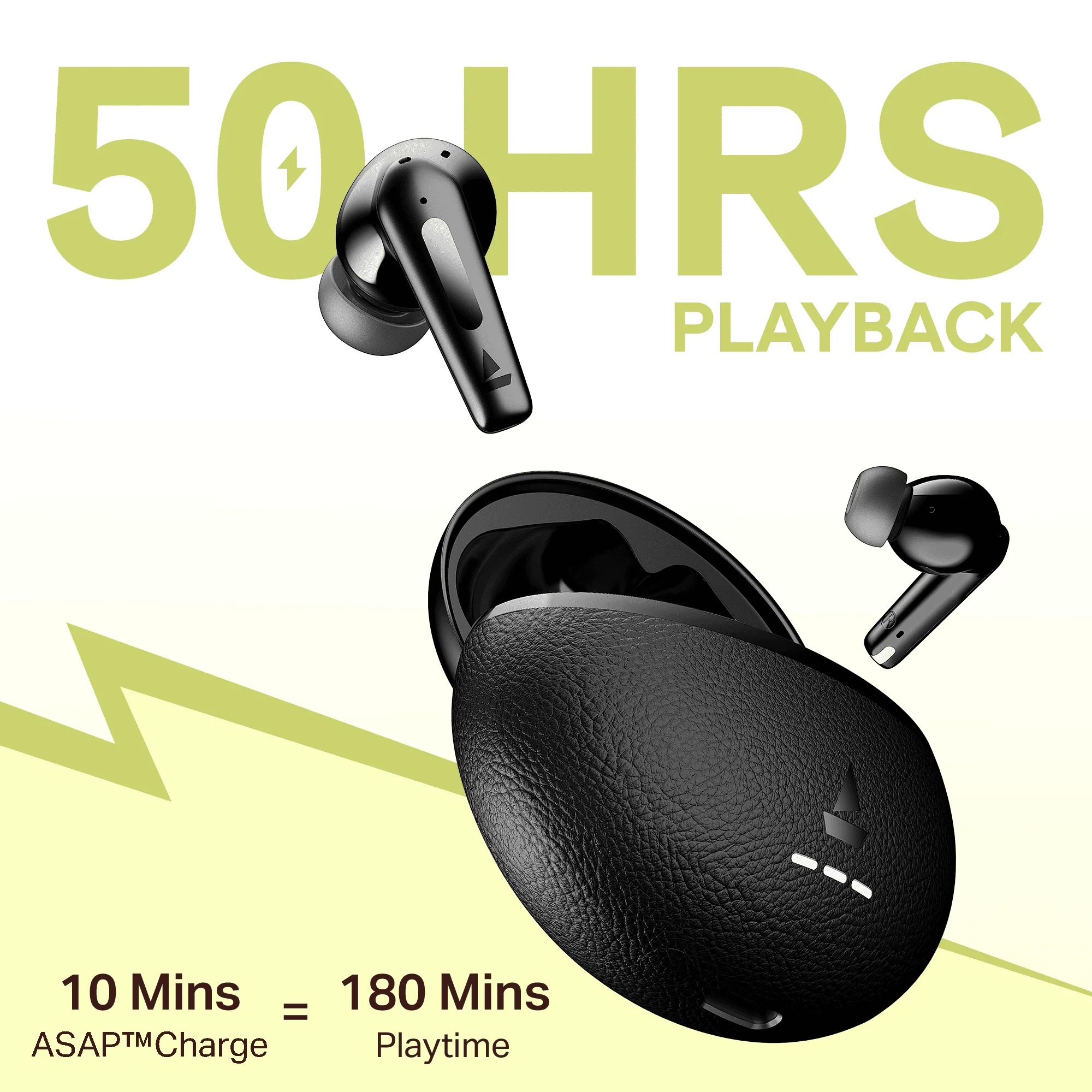 boAt Airdopes Prime 512 | Wireless Earbuds with 50 Hours Playback & 4 Mics with AI-ENx™ Tech - Image 4