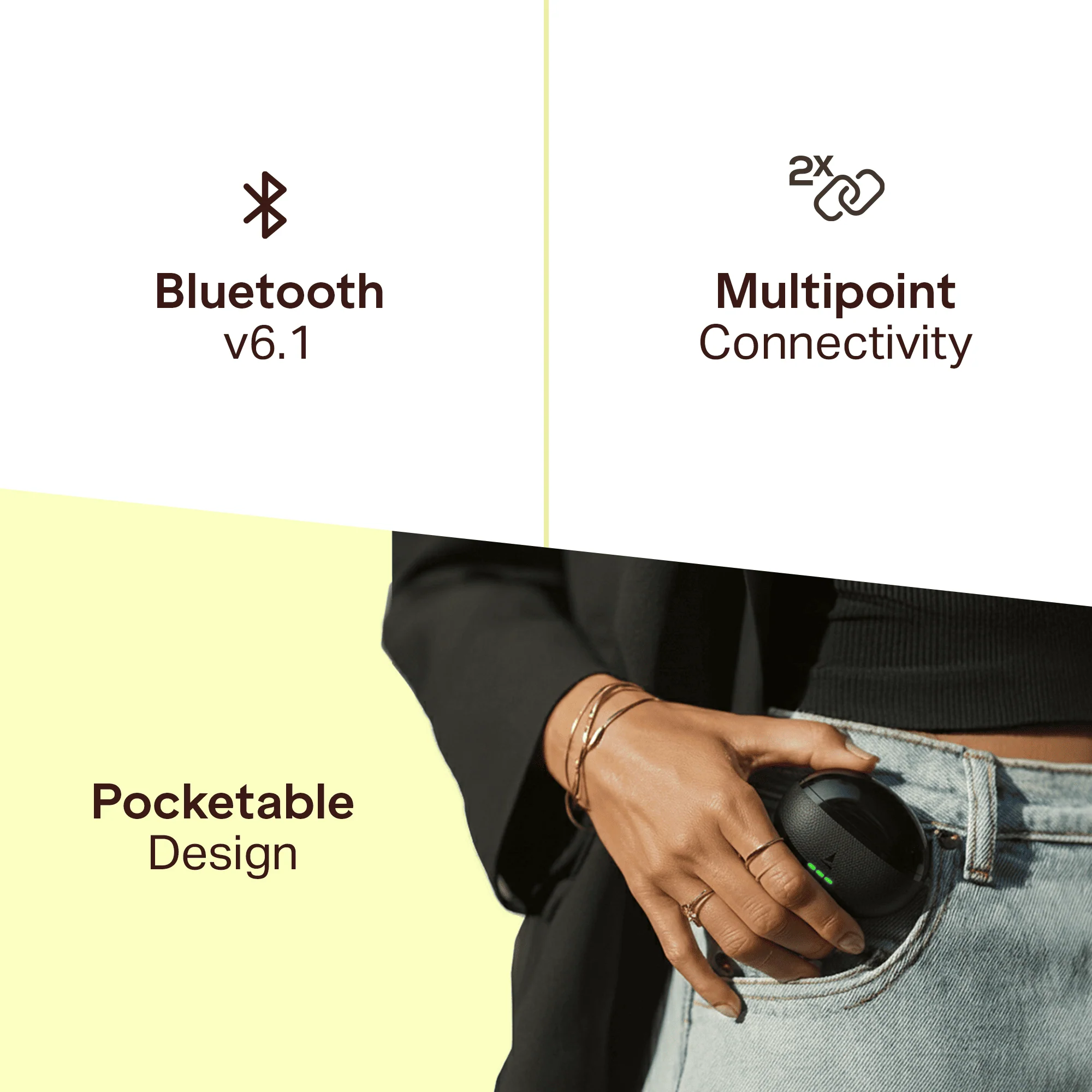 boAt Airdopes Prime 512 | Wireless Earbuds with 50 Hours Playback & 4 Mics with AI-ENx™ Tech - Image 8