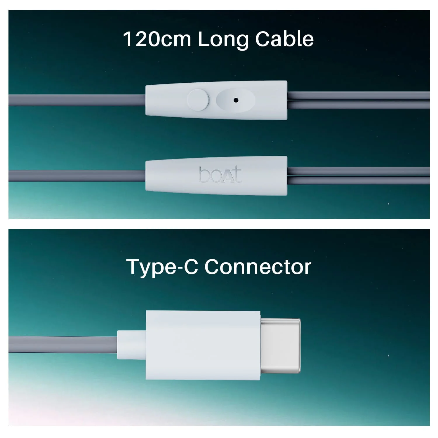 boAt Bassheads 300C | In-Ear Wired Earphones with Type-C Connector & Built-in Mic - Image 12