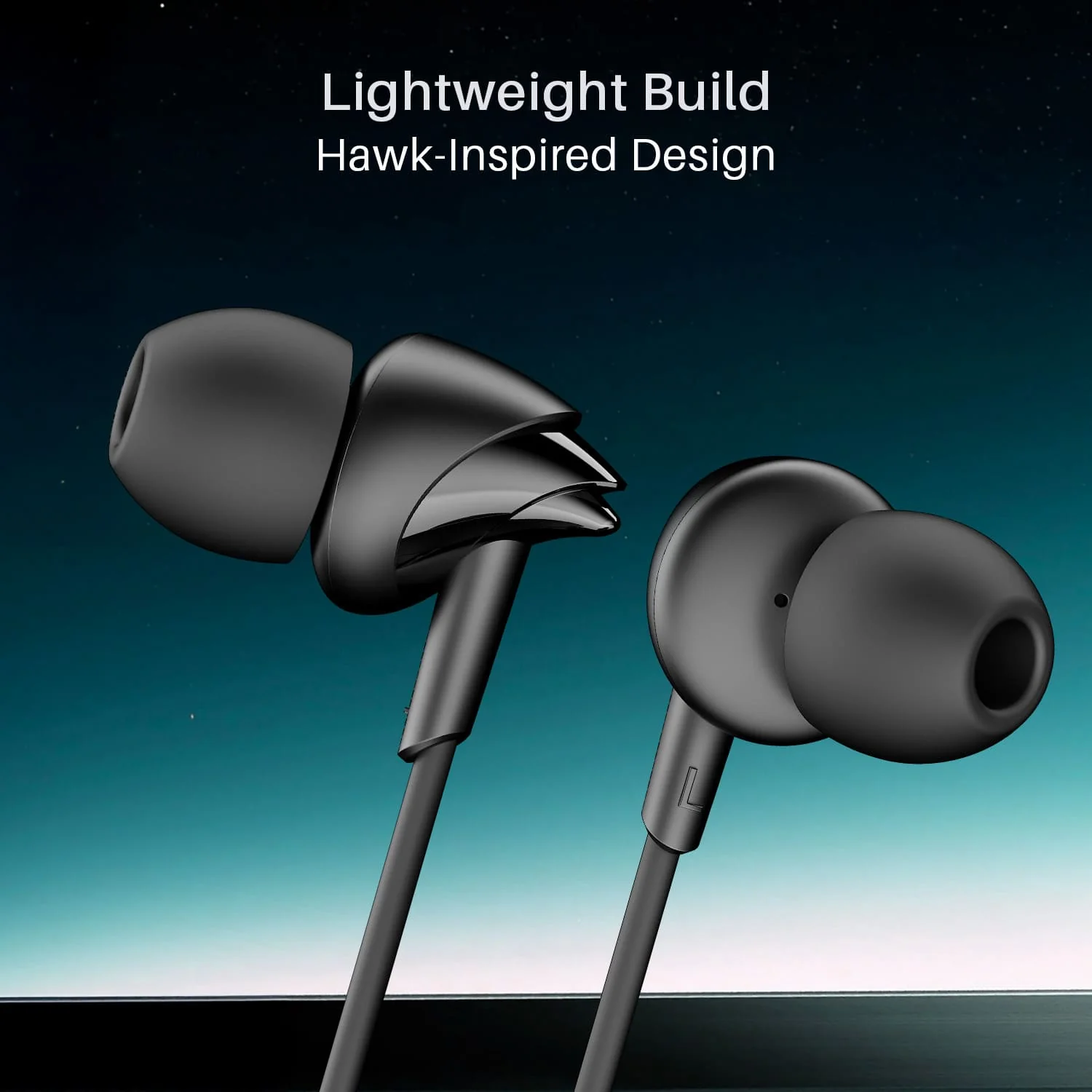 boAt Bassheads 300C | In-Ear Wired Earphones with Type-C Connector & Built-in Mic - Image 5