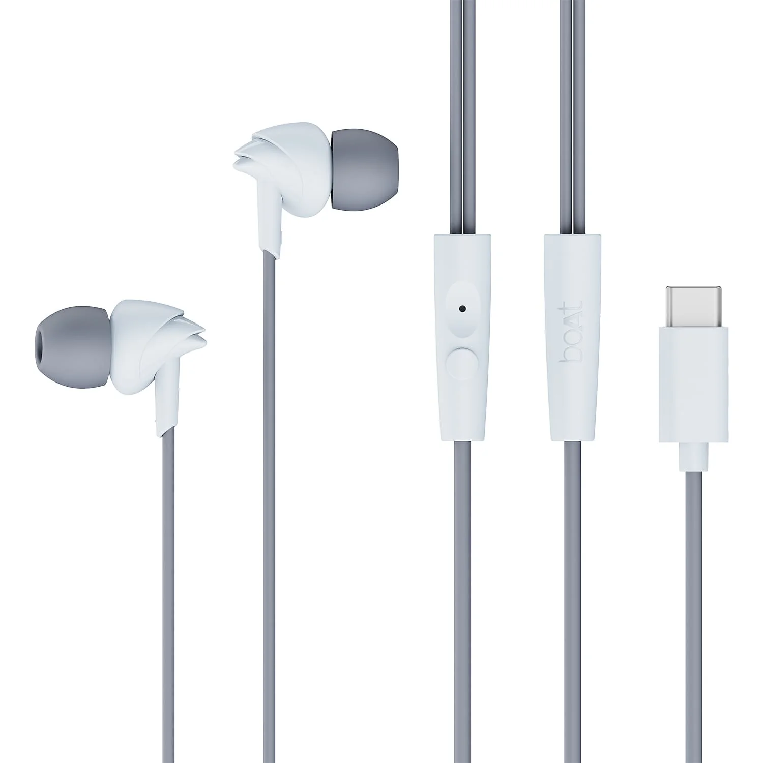 boAt Bassheads 300C | In-Ear Wired Earphones with Type-C Connector & Built-in Mic - Image 7