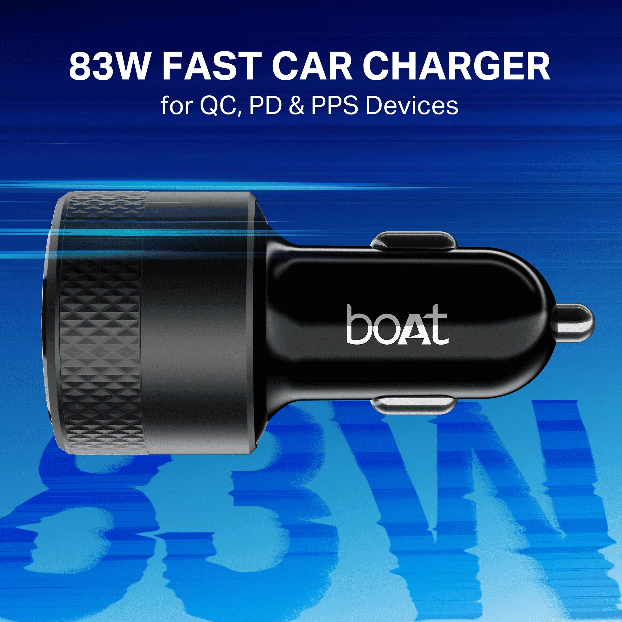 boAt 83W Fast Car Charger | 83W Dual-Port Car Charger with QC, PD & PPS, 12-Layer Smart IC Protection - Image 6