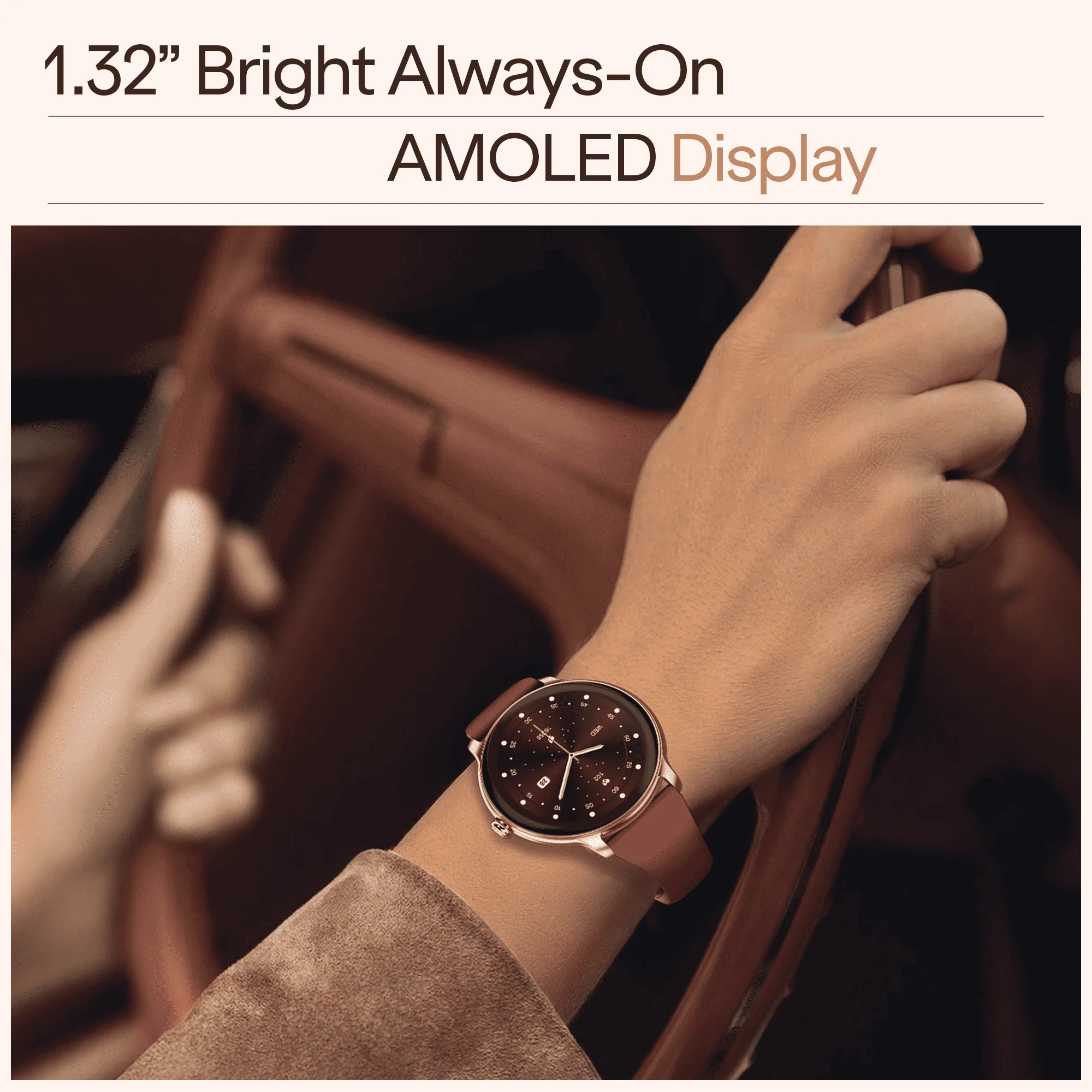 boAt Chrome Iris | Smartwatch with 1.32" AMOLED Display, 1000 nits brightness & Wellness Tracking - Image 6