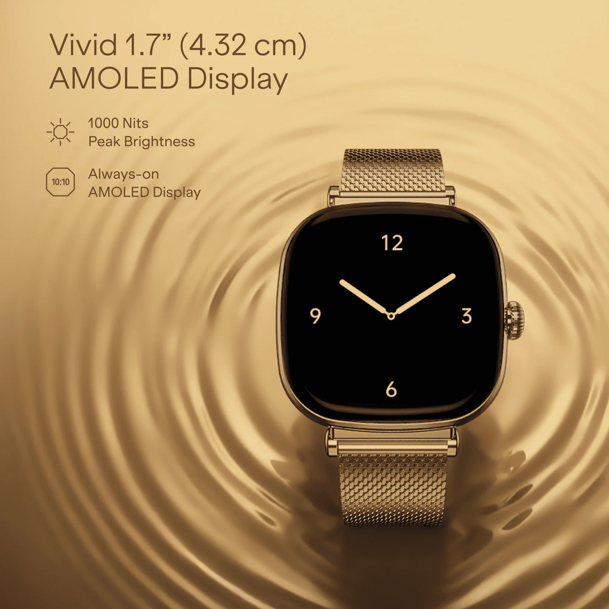 boAt Chrome Ivory | Smartwatch with 1.70" AMOLED Display, 1000 nits brightness & Female Wellness Tracking (Co-Designed with GIVA) - Image 11