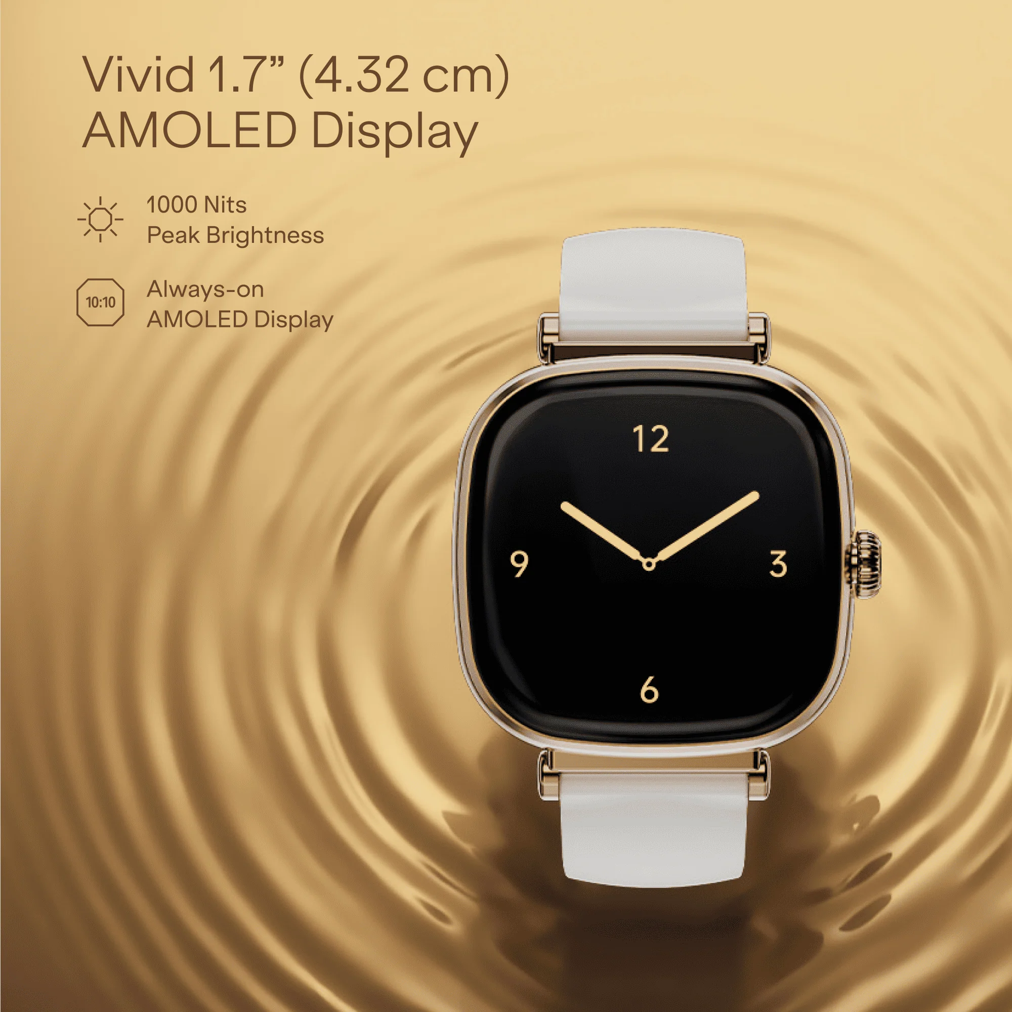 boAt Chrome Ivory | Smartwatch with 1.70" AMOLED Display, 1000 nits brightness & Female Wellness Tracking (Co-Designed with GIVA) - Image 21