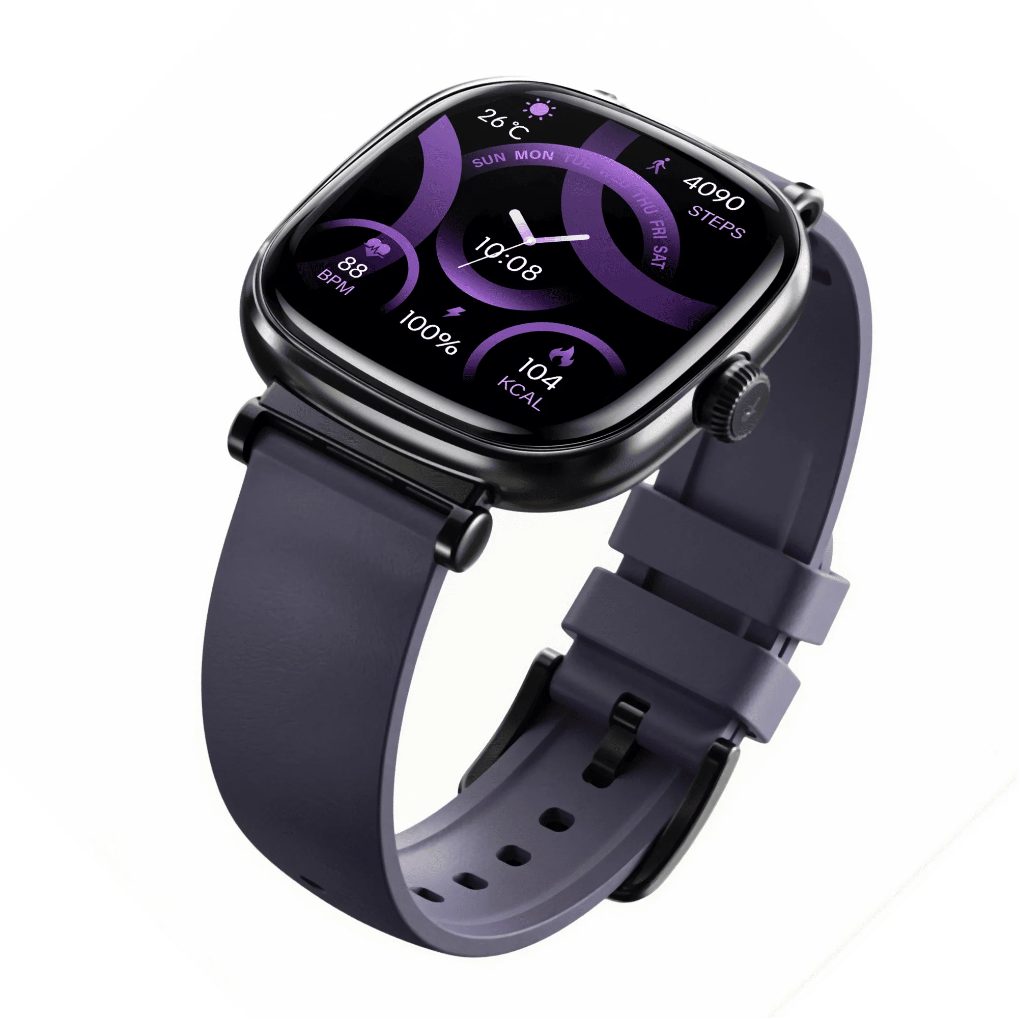 boAt Chrome Ivory | Smartwatch with 1.70" AMOLED Display, 1000 nits brightness & Female Wellness Tracking (Co-Designed with GIVA) - Image 3