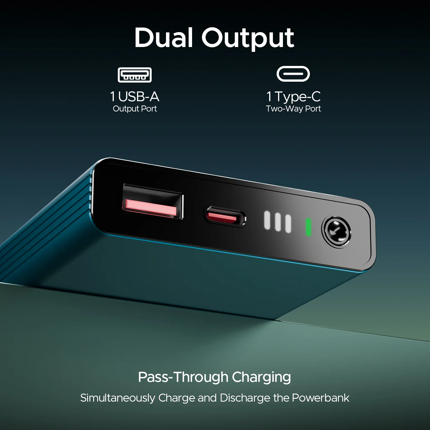 boAt EnergyShroom PB300 Pro | 10000mAh Powerbank with 2-way 22.5W fast charging,Pass-Through Charging, 12-Layer Smart IC Protection, Aluminium Casing & Compact - Image 12