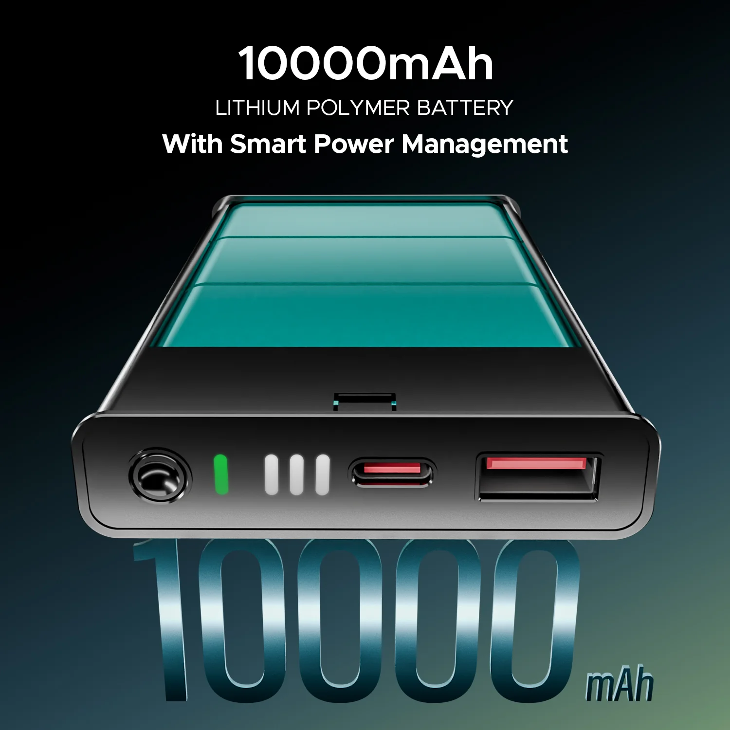 boAt EnergyShroom PB300 Pro | 10000mAh Powerbank with 2-way 22.5W fast charging,Pass-Through Charging, 12-Layer Smart IC Protection, Aluminium Casing & Compact - Image 4