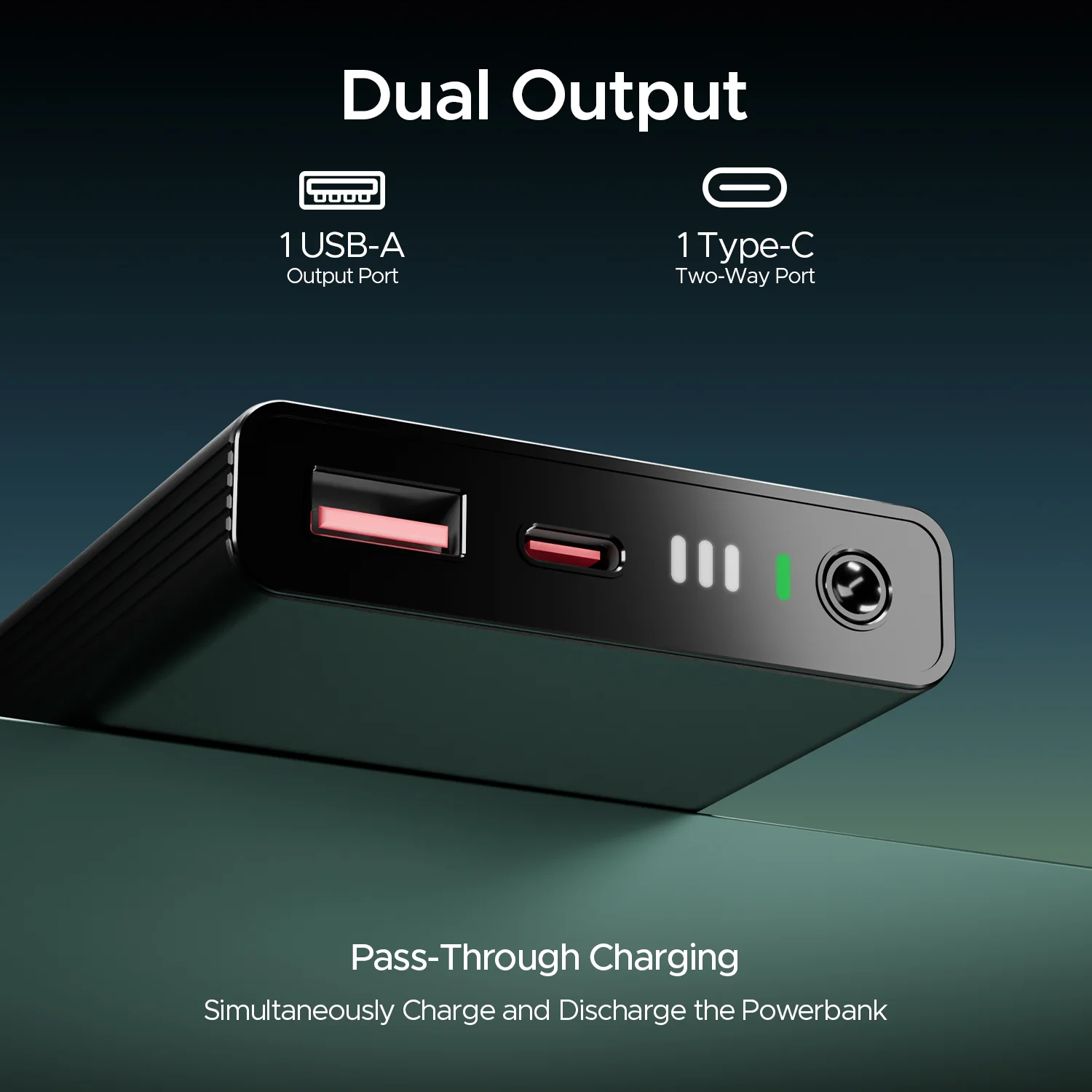 boAt EnergyShroom PB300 Pro | 10000mAh Powerbank with 2-way 22.5W fast charging,Pass-Through Charging, 12-Layer Smart IC Protection, Aluminium Casing & Compact - Image 6