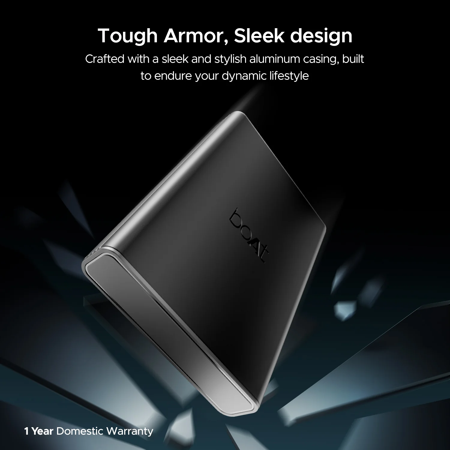 boAt EnergyShroom PB300 Pro | 10000mAh Powerbank with 2-way 22.5W fast charging,Pass-Through Charging, 12-Layer Smart IC Protection, Aluminium Casing & Compact - Image 8