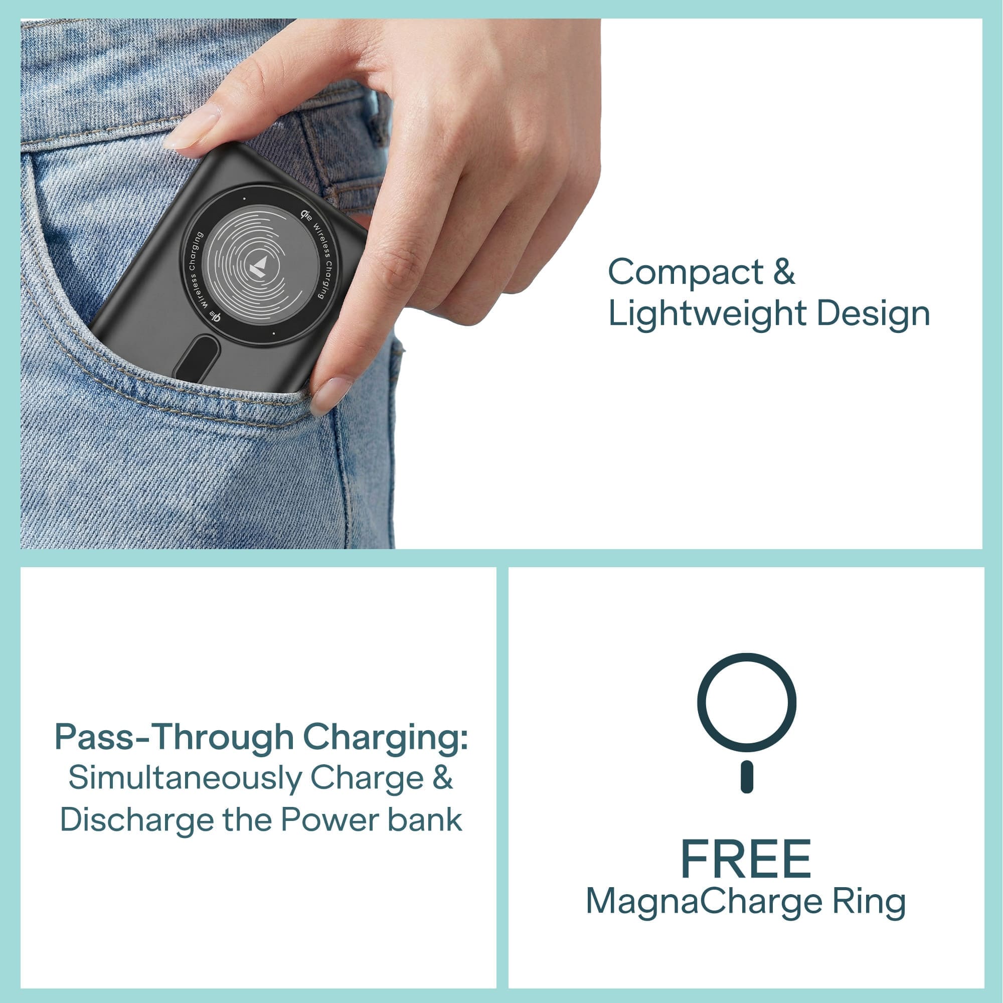 Energyshroom PB330 Pro Magnacharge | 10000mAh Qi2 Magnetic Wireless Powerbank with 15W Wireless Charging, 22.5W Wired Fast Charging & Foldable Stand - Image 10