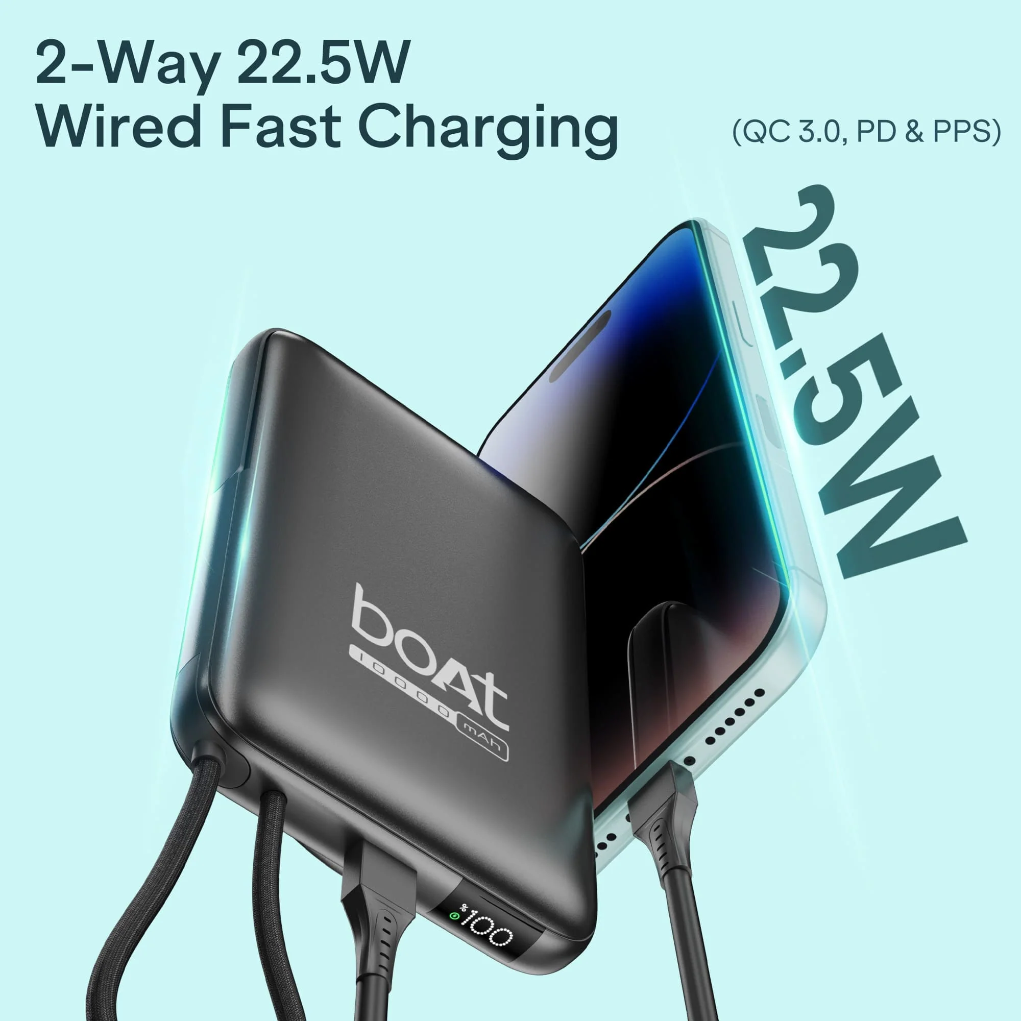 Energyshroom PB330 Pro Magnacharge | 10000mAh Qi2 Magnetic Wireless Powerbank with 15W Wireless Charging, 22.5W Wired Fast Charging & Foldable Stand - Image 3