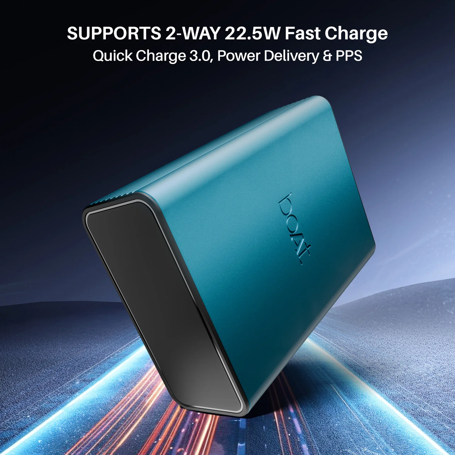 boAt Energyshroom PB400 Pro | 20000 mAh Powerbank with 2-way 22.5W fast charging,Pass-Through Charging, 12-Layer Smart IC Protection, Aluminium Casing & Compact - Image 15