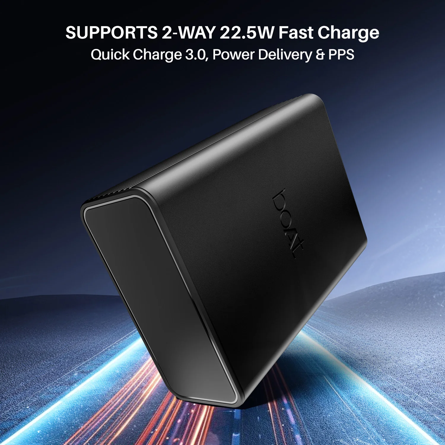 boAt Energyshroom PB400 Pro | 20000 mAh Powerbank with 2-way 22.5W fast charging,Pass-Through Charging, 12-Layer Smart IC Protection, Aluminium Casing & Compact - Image 23