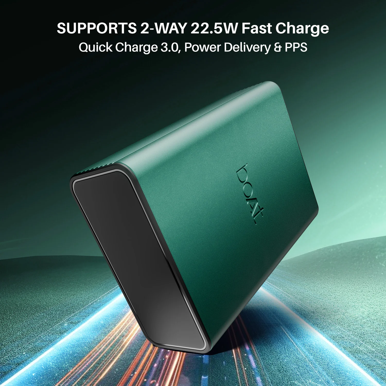 boAt Energyshroom PB400 Pro | 20000 mAh Powerbank with 2-way 22.5W fast charging,Pass-Through Charging, 12-Layer Smart IC Protection, Aluminium Casing & Compact - Image 7