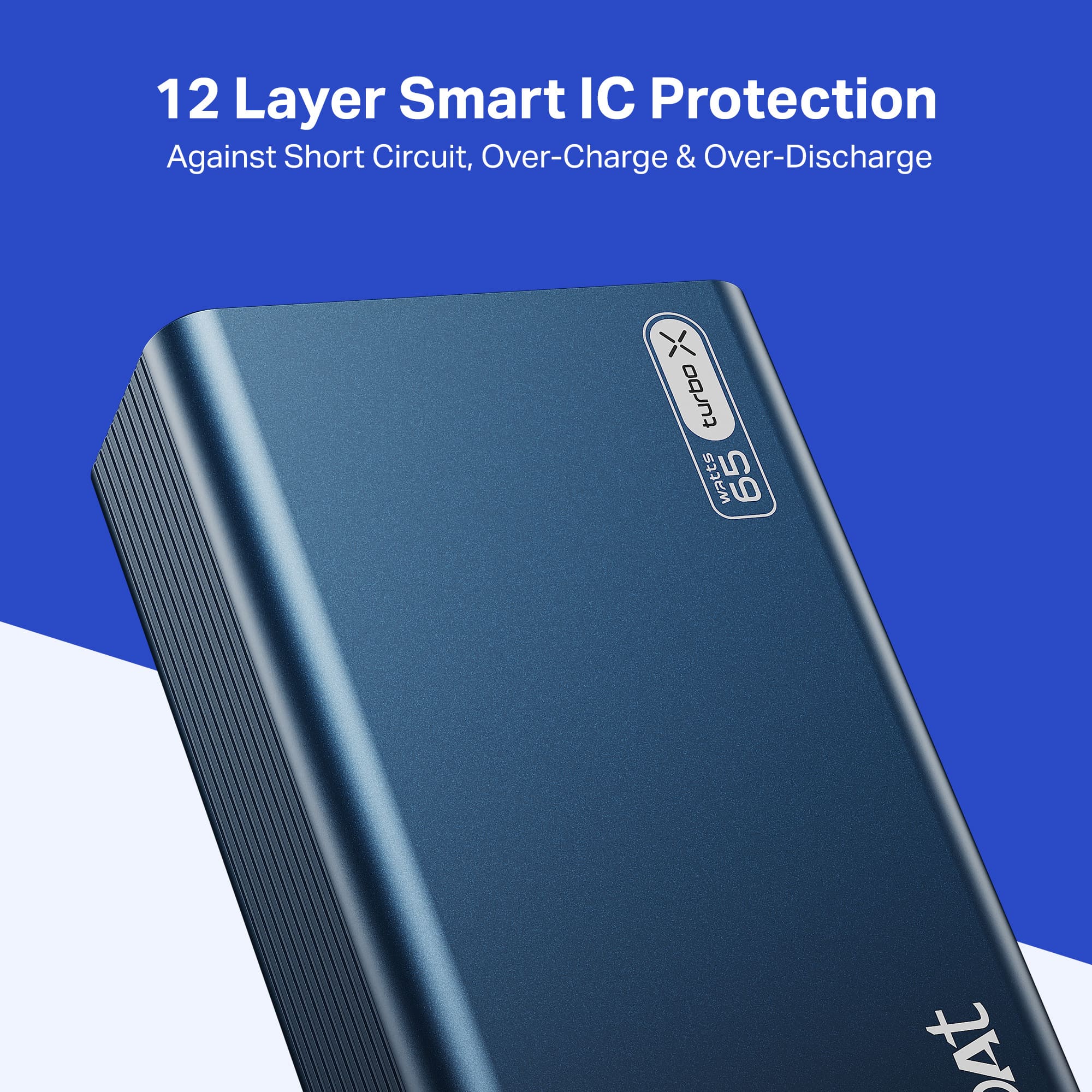 boAt Energyshroom PB465 Turbo X | 20000mAh Power Bank with 65W Turbo Fast Charging - Image 12