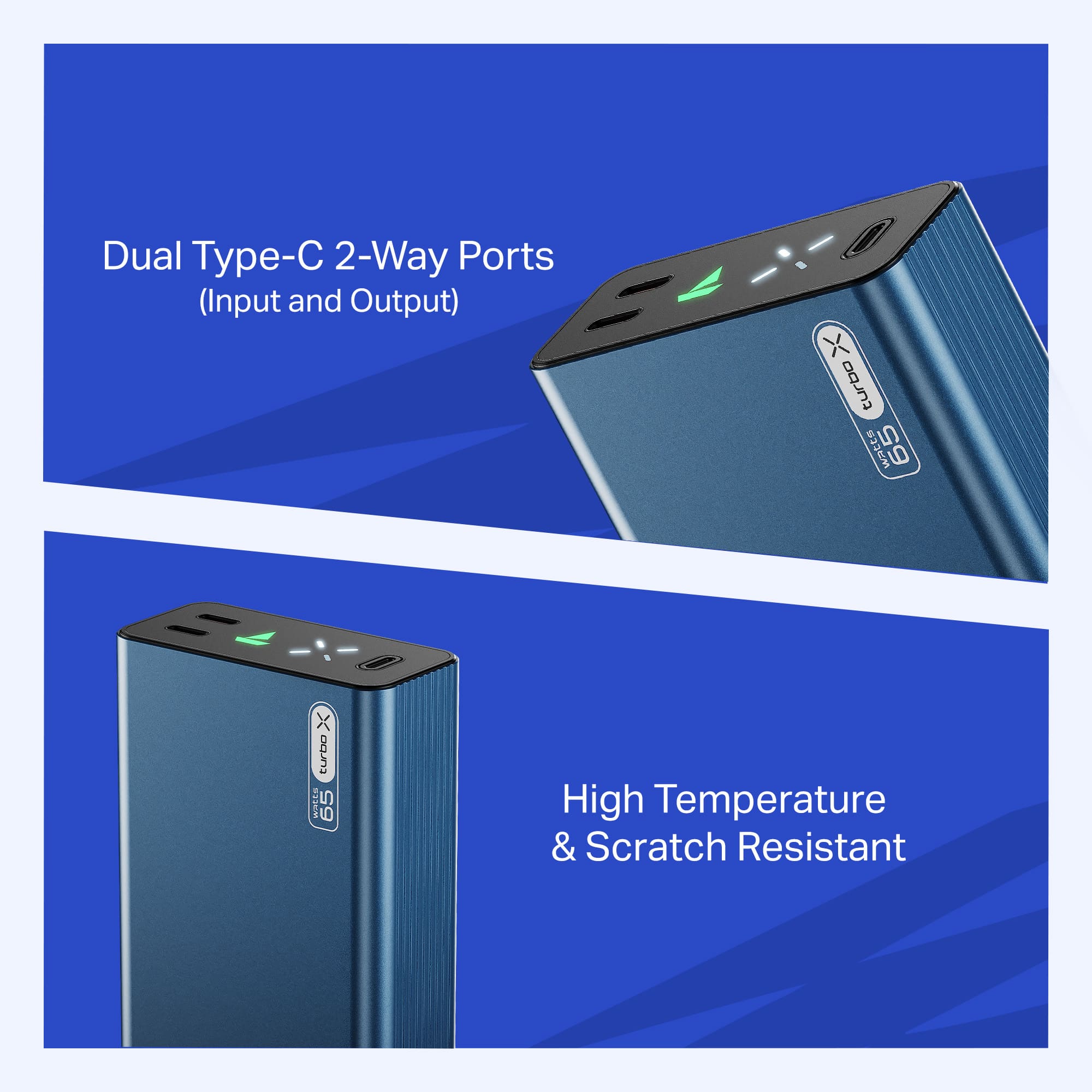 boAt Energyshroom PB465 Turbo X | 20000mAh Power Bank with 65W Turbo Fast Charging - Image 14
