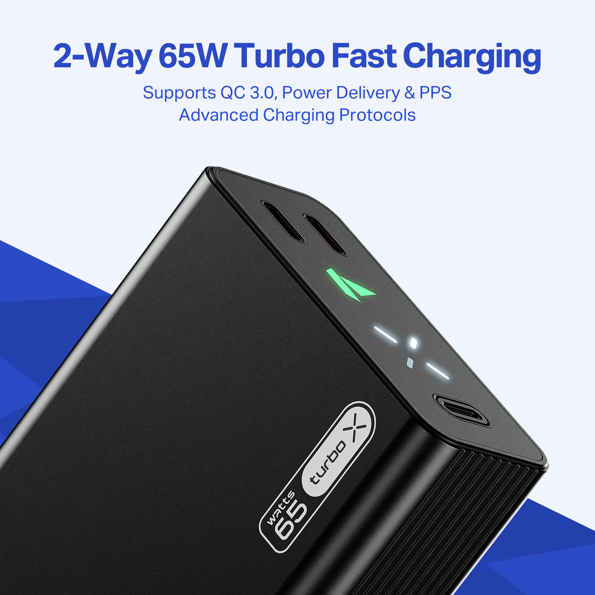 boAt Energyshroom PB465 Turbo X | 20000mAh Power Bank with 65W Turbo Fast Charging - Image 4