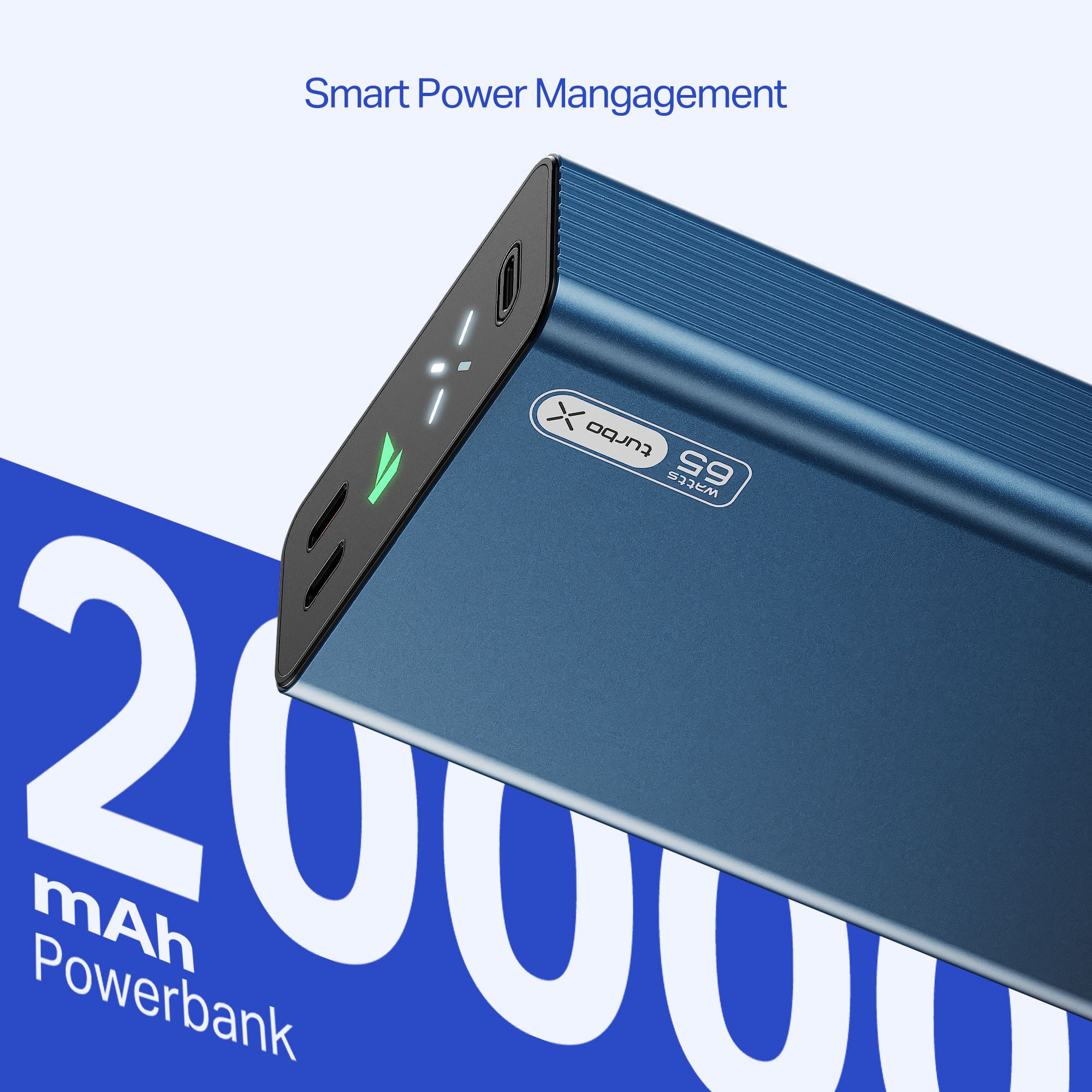 boAt Energyshroom PB465 Turbo X | 20000mAh Power Bank with 65W Turbo Fast Charging - Image 9