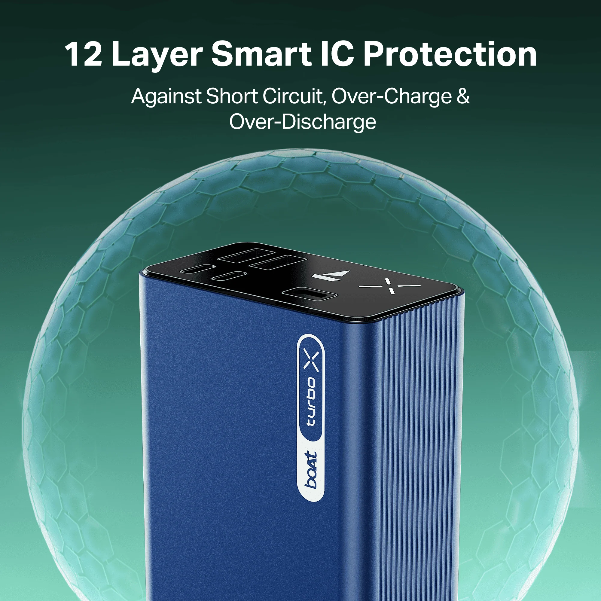 boAt Energyshroom PB665 Turbo X | 30000mAh Power Bank with 65W Turbo Fast Charging - Image 12