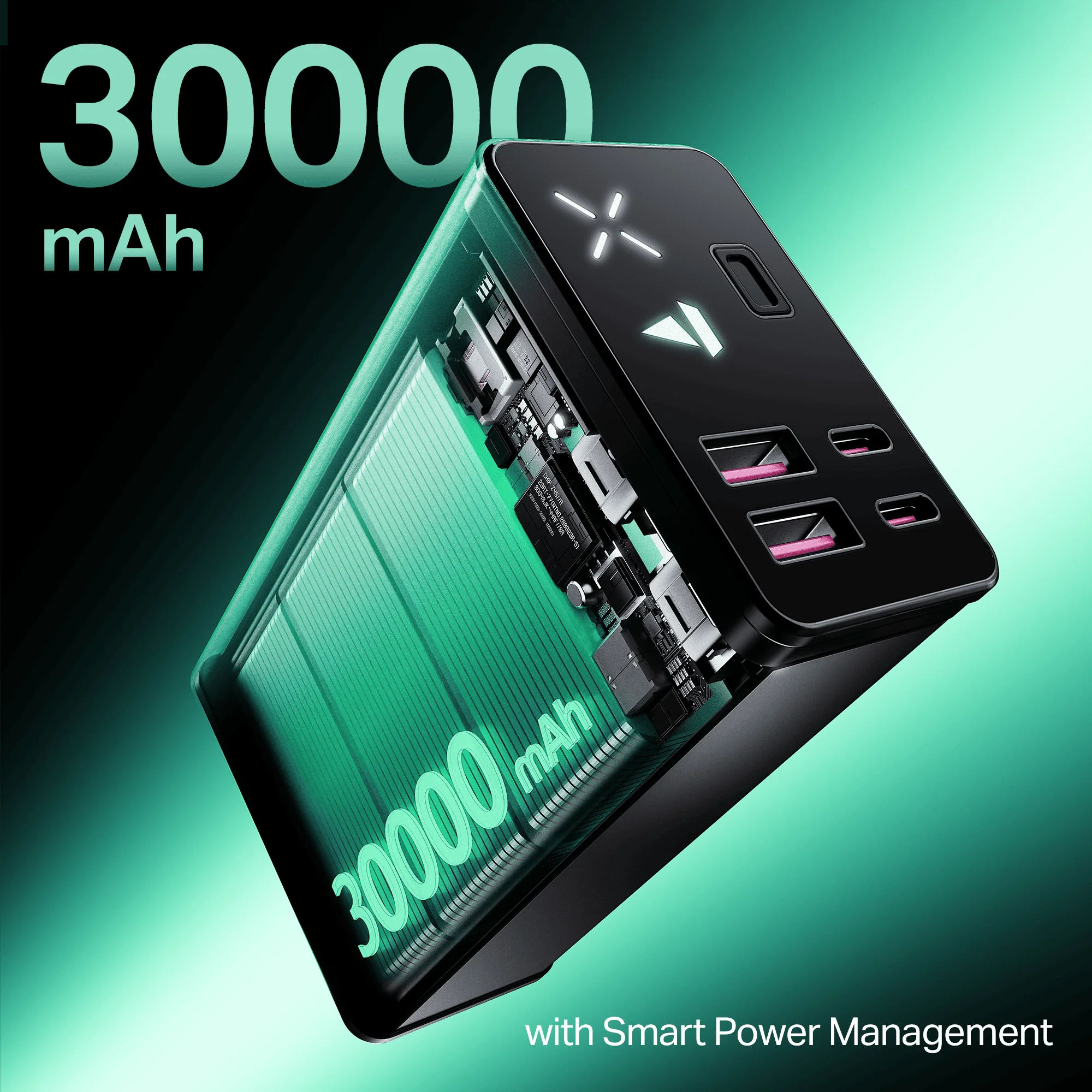 boAt Energyshroom PB665 Turbo X | 30000mAh Power Bank with 65W Turbo Fast Charging - Image 2
