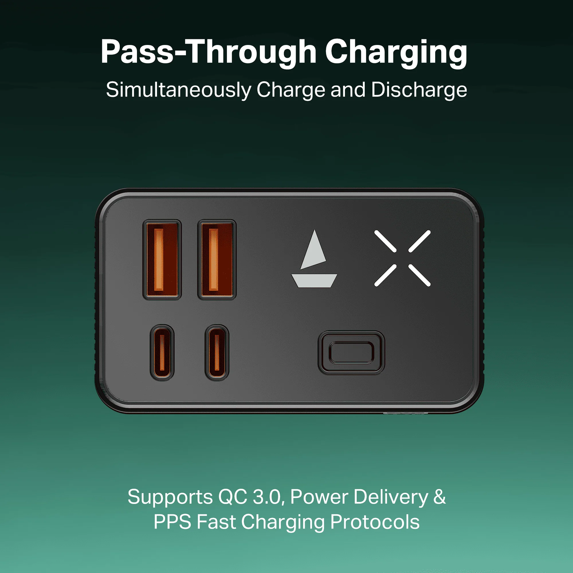 boAt Energyshroom PB665 Turbo X | 30000mAh Power Bank with 65W Turbo Fast Charging - Image 4