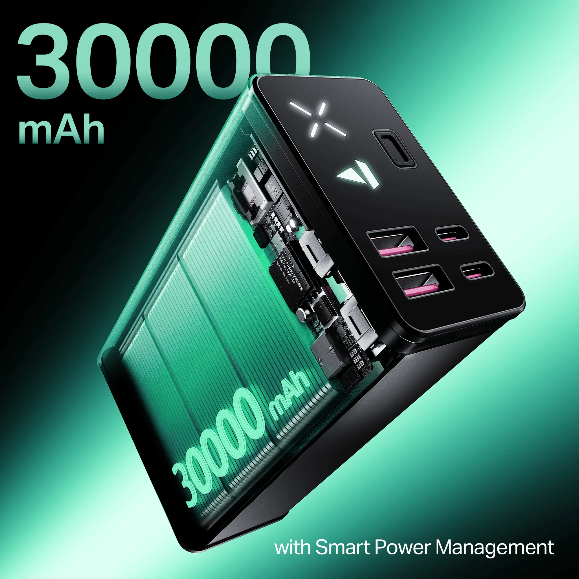boAt Energyshroom PB665 Turbo X | 30000mAh Power Bank with 65W Turbo Fast Charging - Image 9