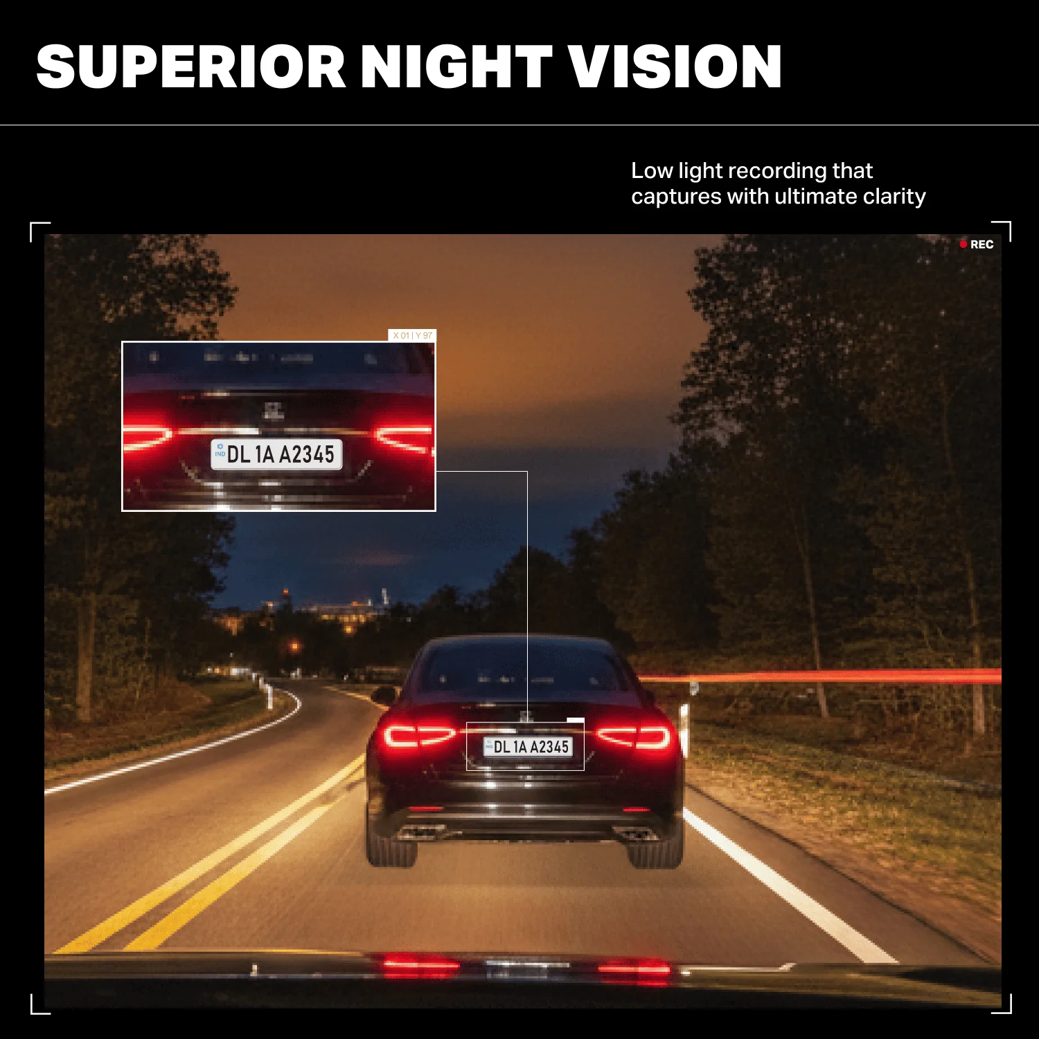 boAt HIVE Dashcam E1 | 1296P Full HD Dashcam with Wi-Fi, G-Sensor & Parking Mode - Image 4
