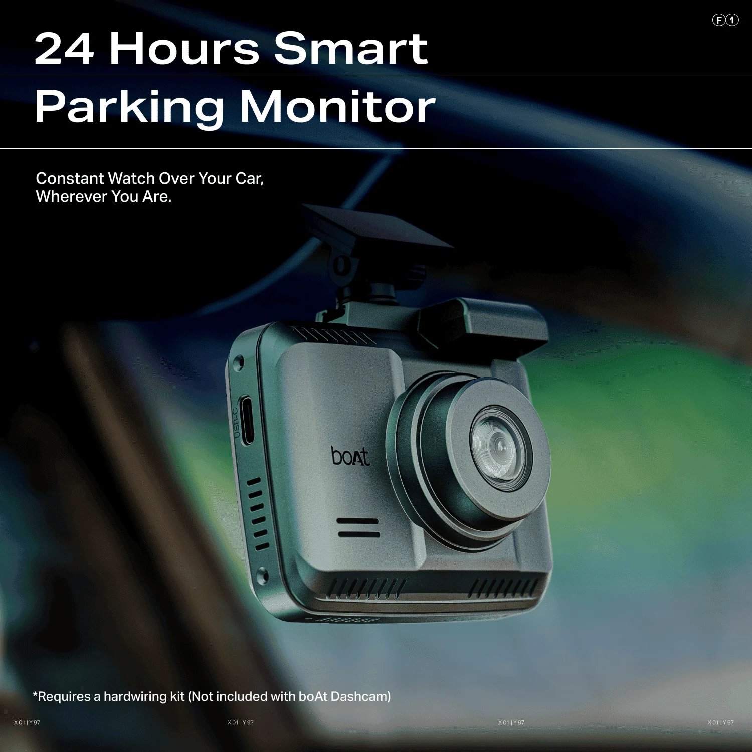 boAt HIVE Dashcam F1 | 4K Dual-Channel Dashcam with Sony STARVIS Sensor & ADAS - Image 5