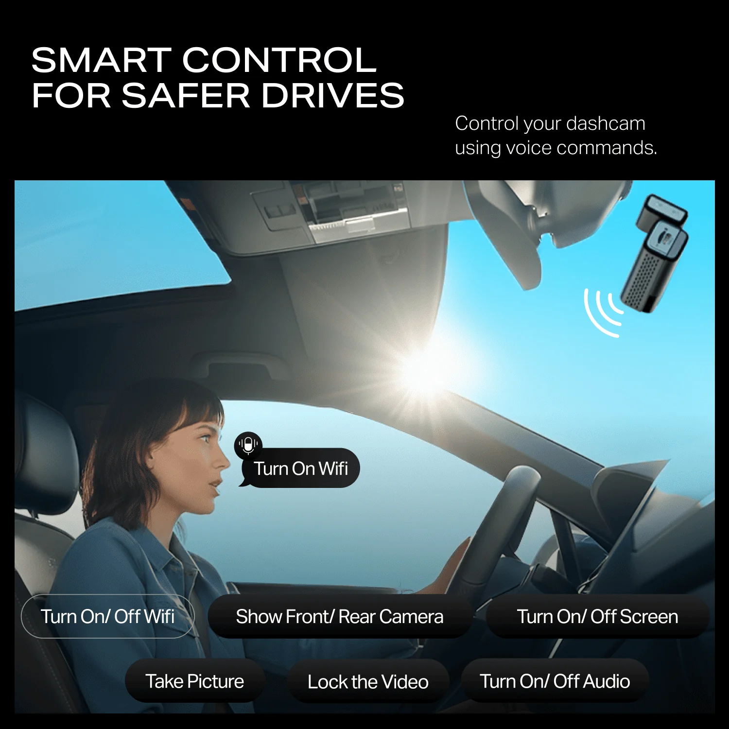 boAt HIVE Dashcam M1 | 2K QHD Dashcam with GPS, Voice Command & Wi-Fi - Image 6