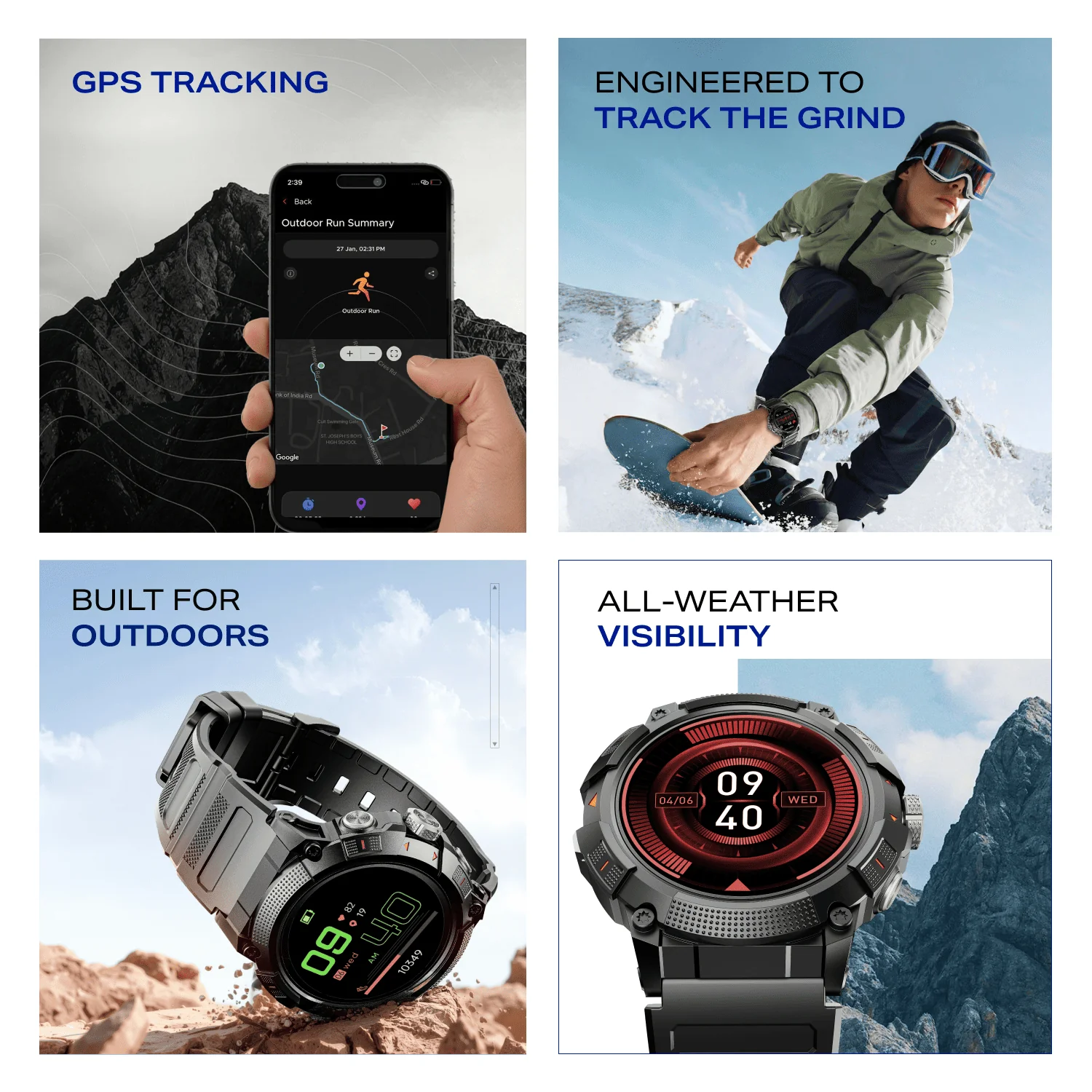 boAt Lunar Atlas | Smartwatch with 1.39" Bright HD Display, App-Powered GPS Tracking & Rugged Metallic Finish - Image 10
