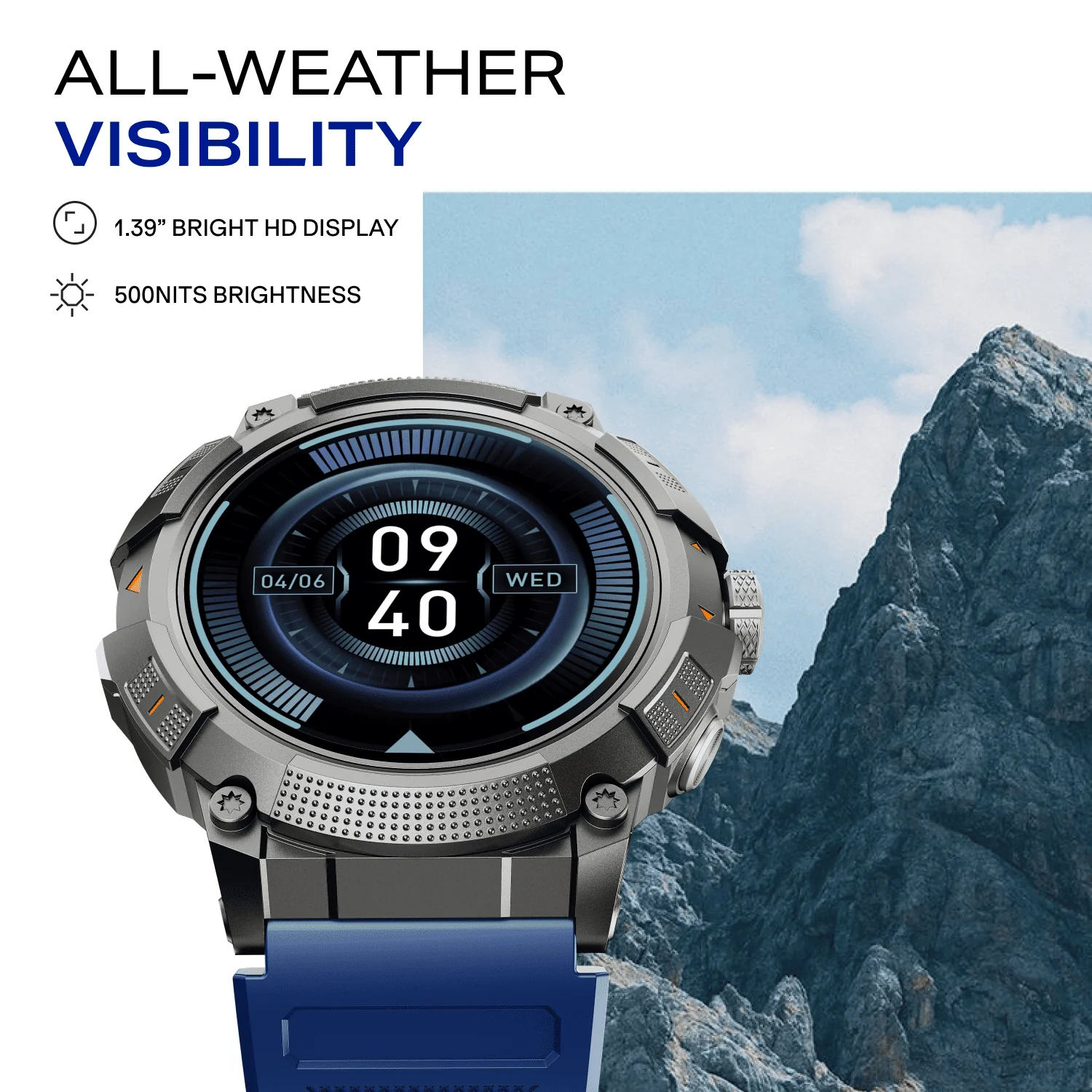 boAt Lunar Atlas | Smartwatch with 1.39" Bright HD Display, App-Powered GPS Tracking & Rugged Metallic Finish - Image 13