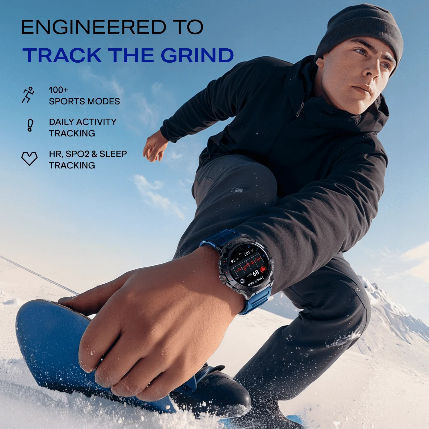 boAt Lunar Atlas | Smartwatch with 1.39" Bright HD Display, App-Powered GPS Tracking & Rugged Metallic Finish - Image 14